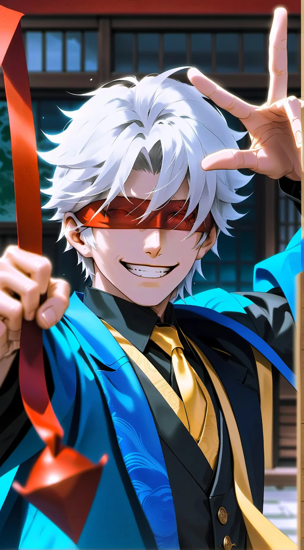 ai character: Satoru Gojo background