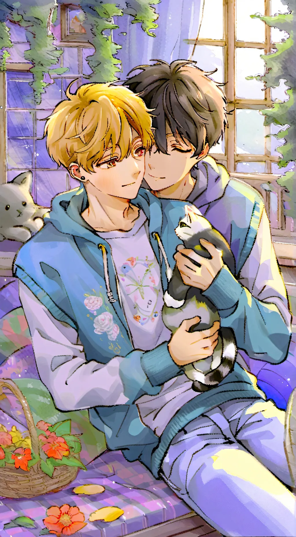 ai character: luke&blaky bl gay background