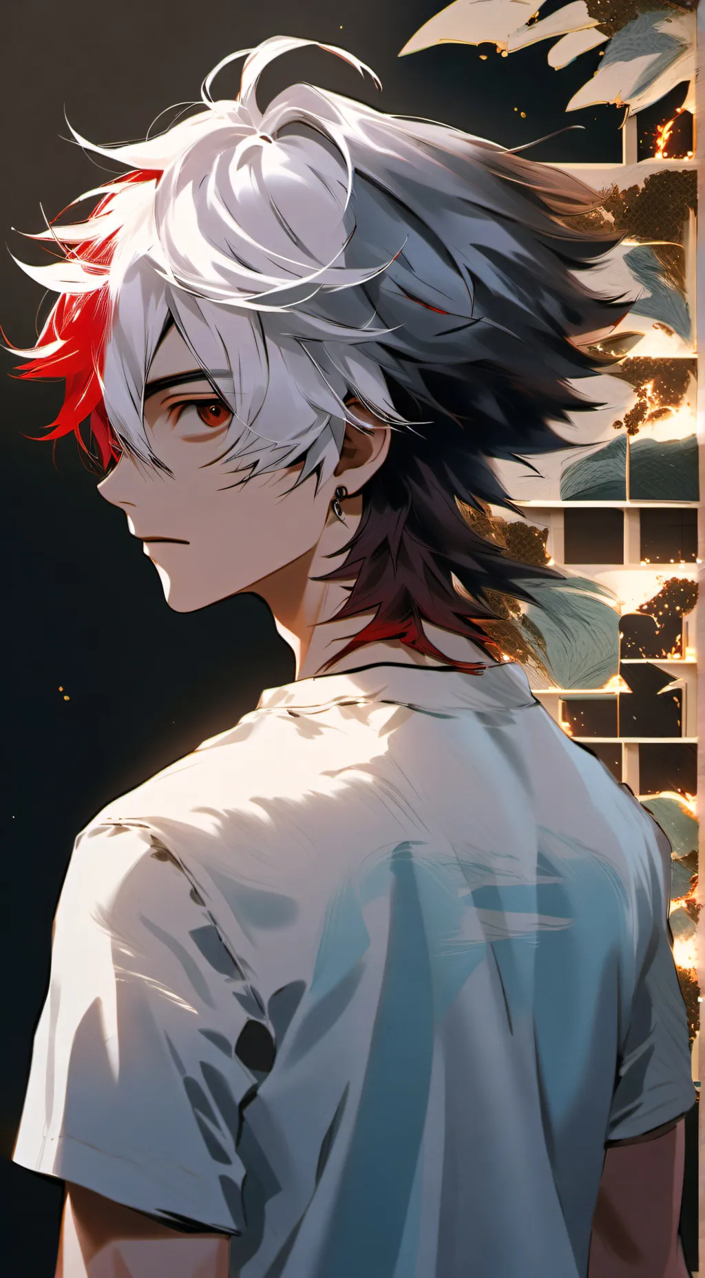 ai character: Todoroki Shoto background