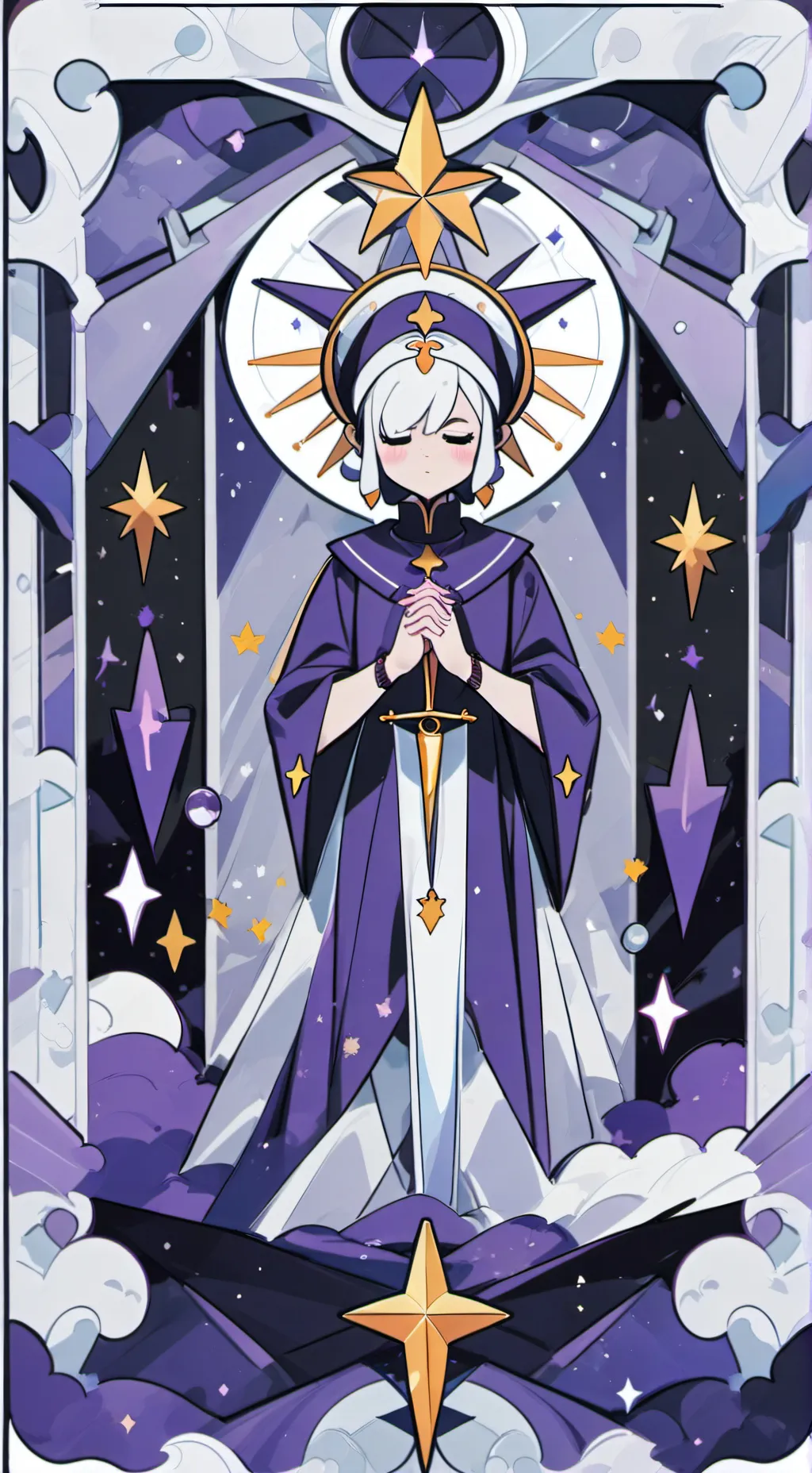 ai character: shadow milk cookie background