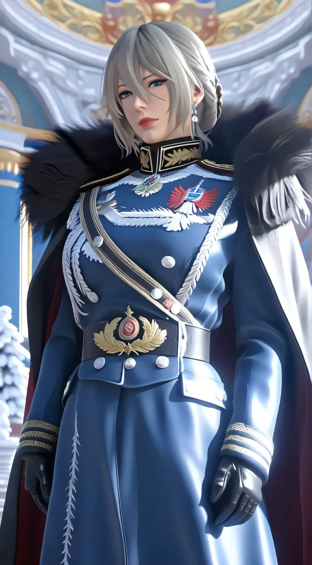 ai character: White Army General background
