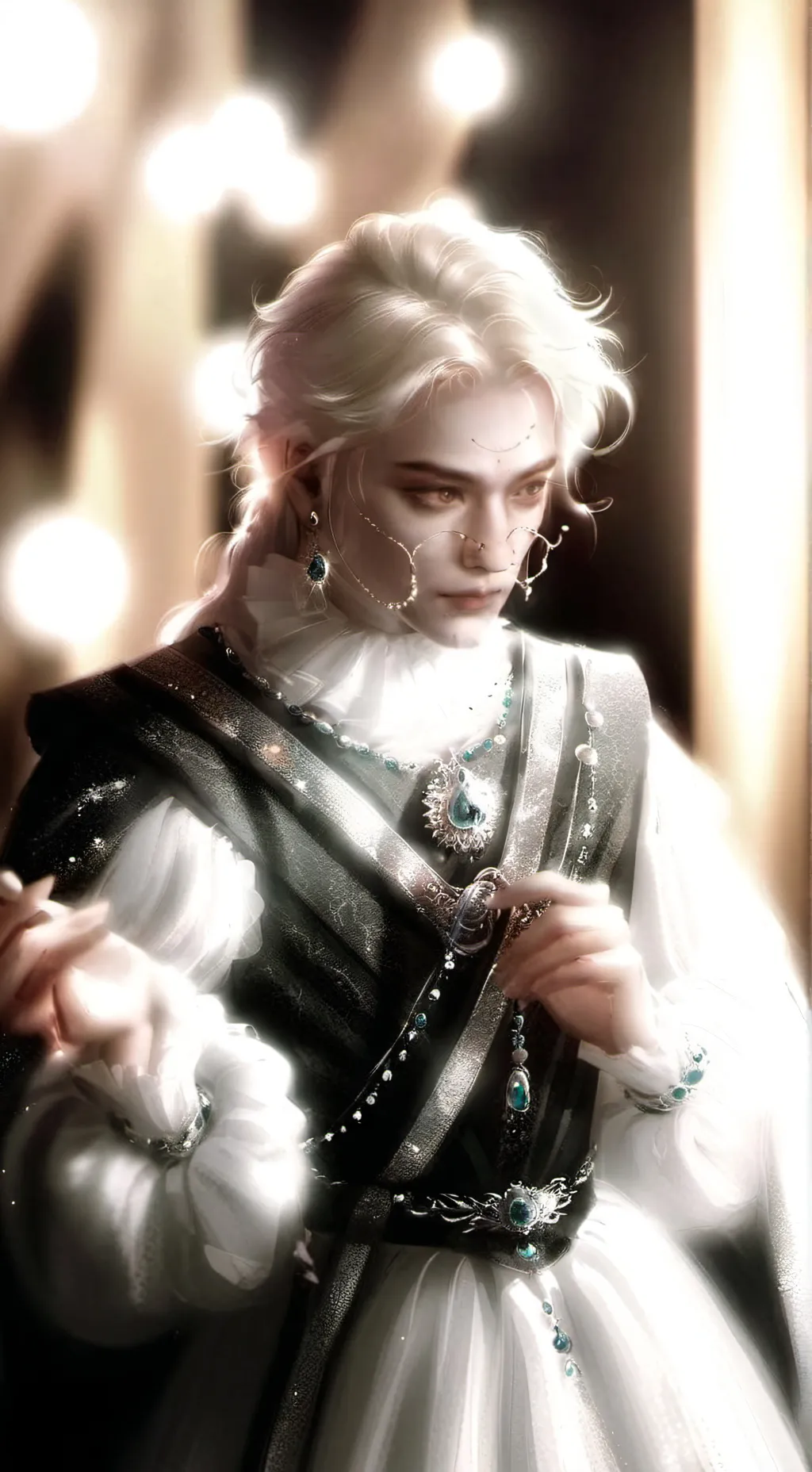 ai character: Félix y hyunjin  background