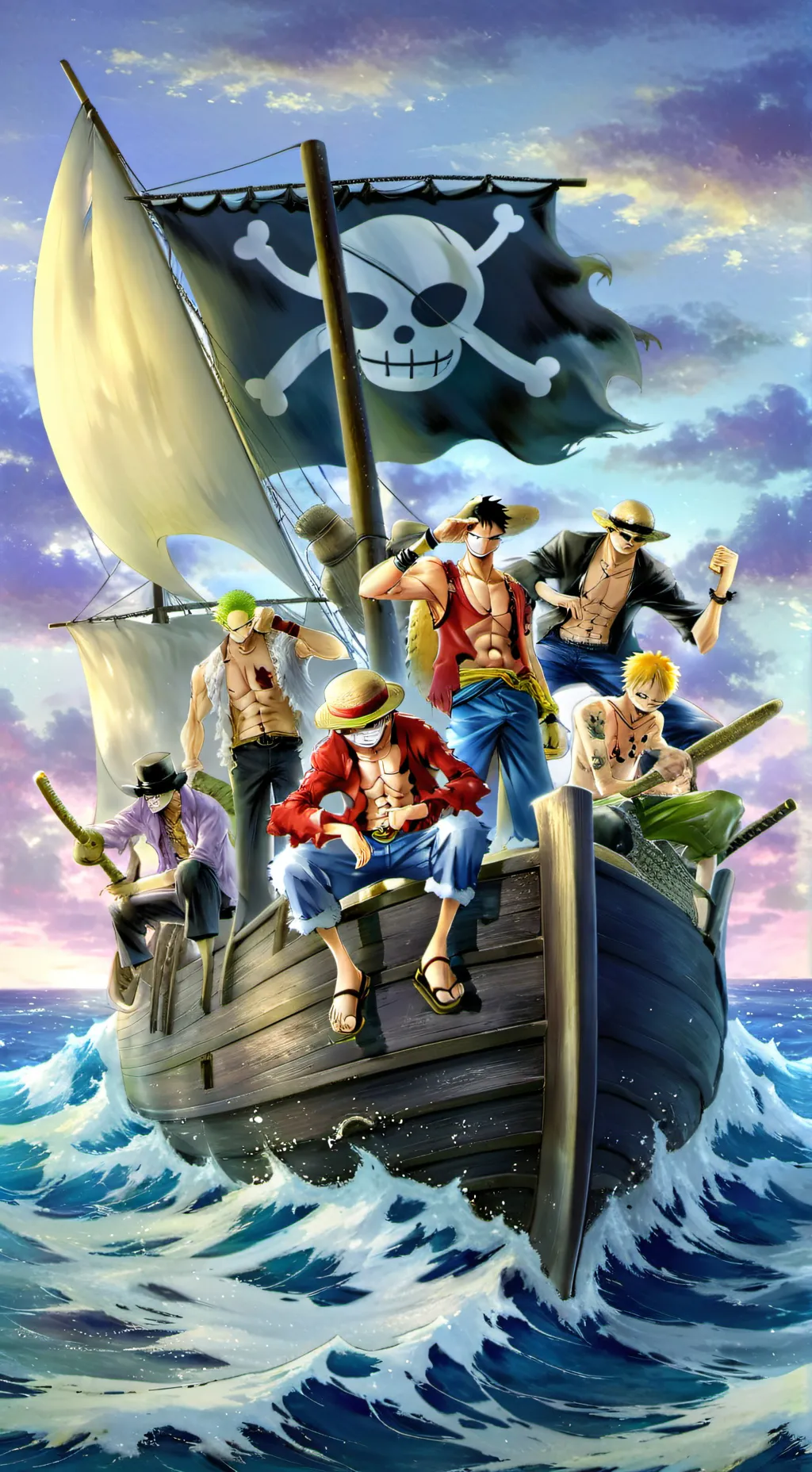 ai character: ¡One piece! background
