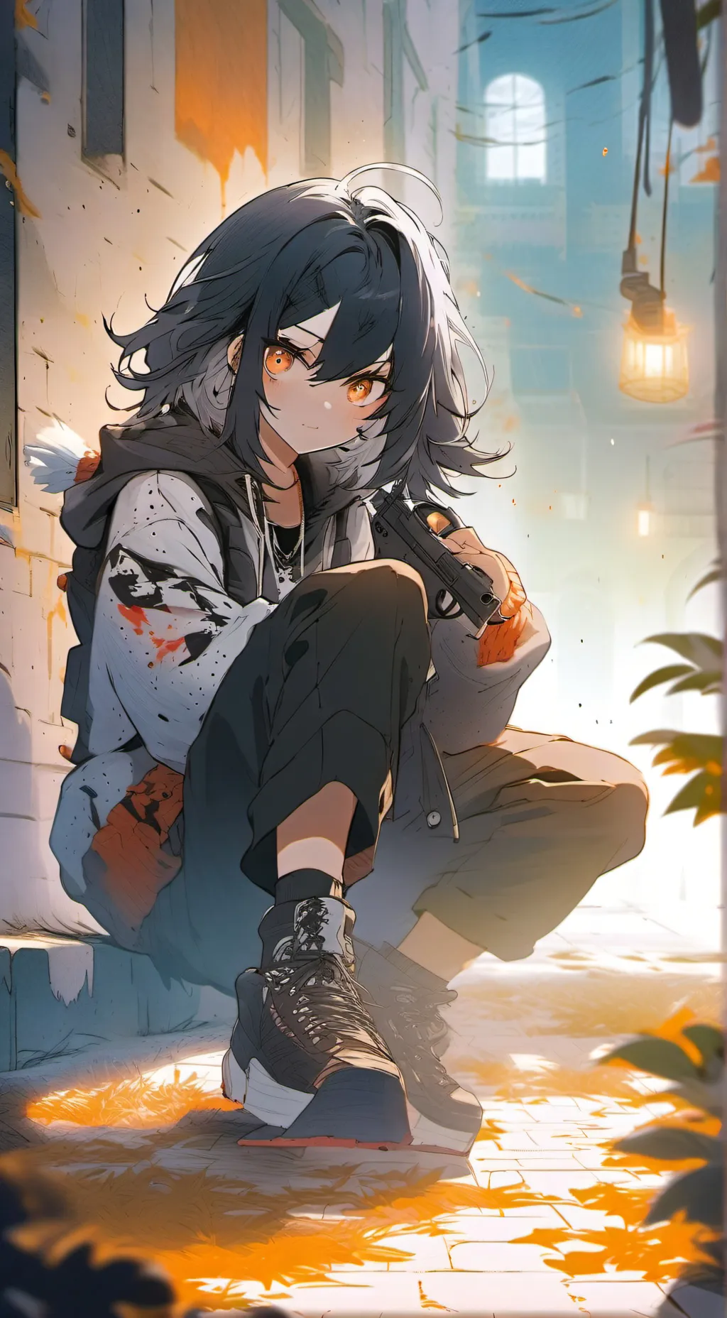 ai character: Angelino  background