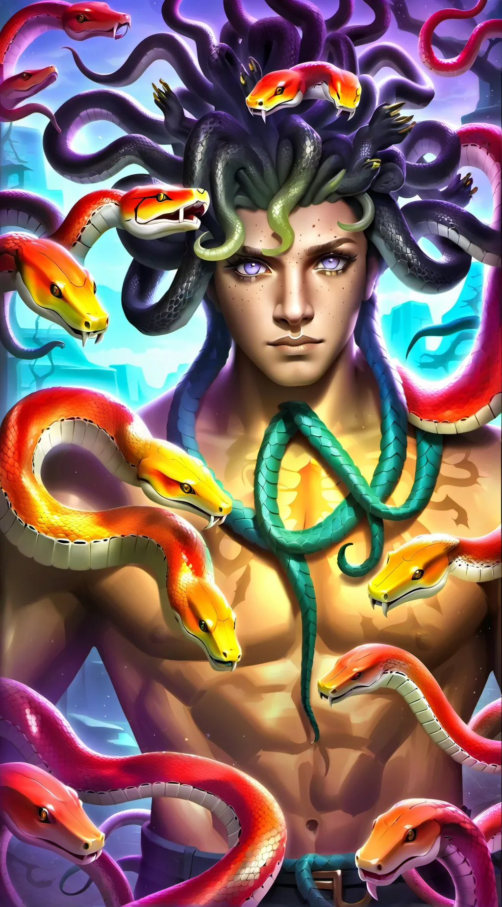 ai character: Meduse background