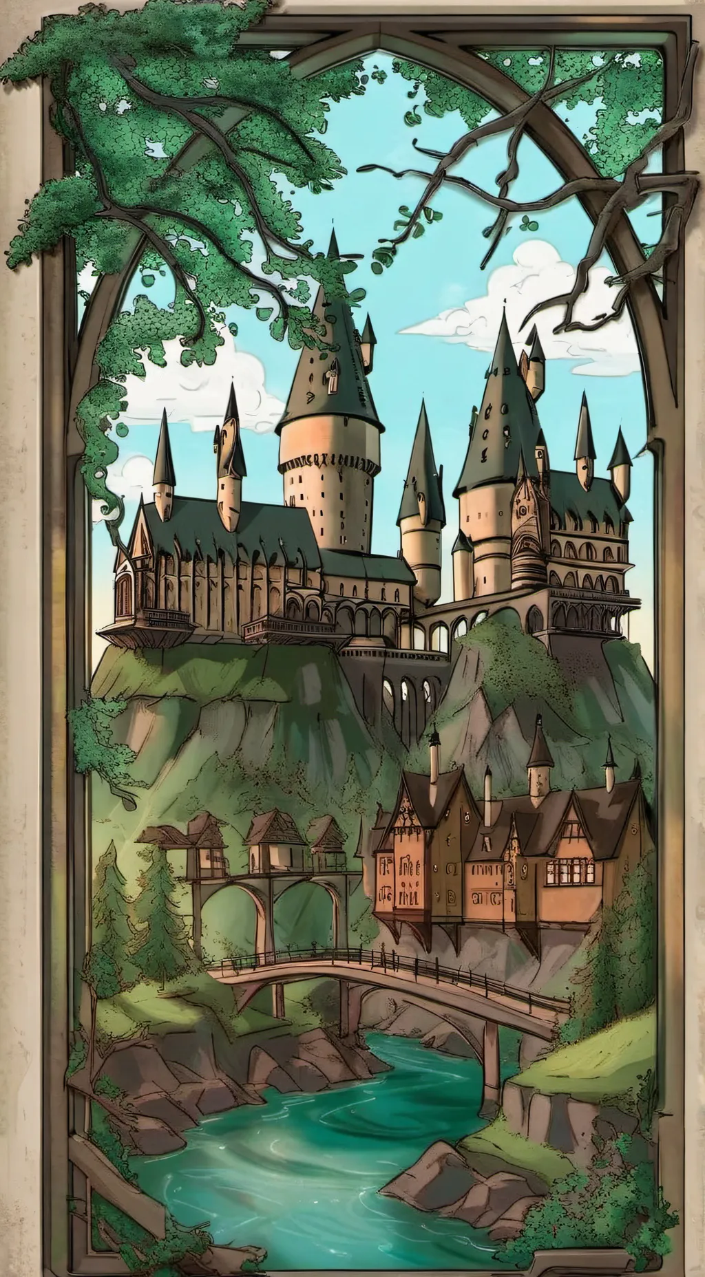 ai character: HP Professoren background