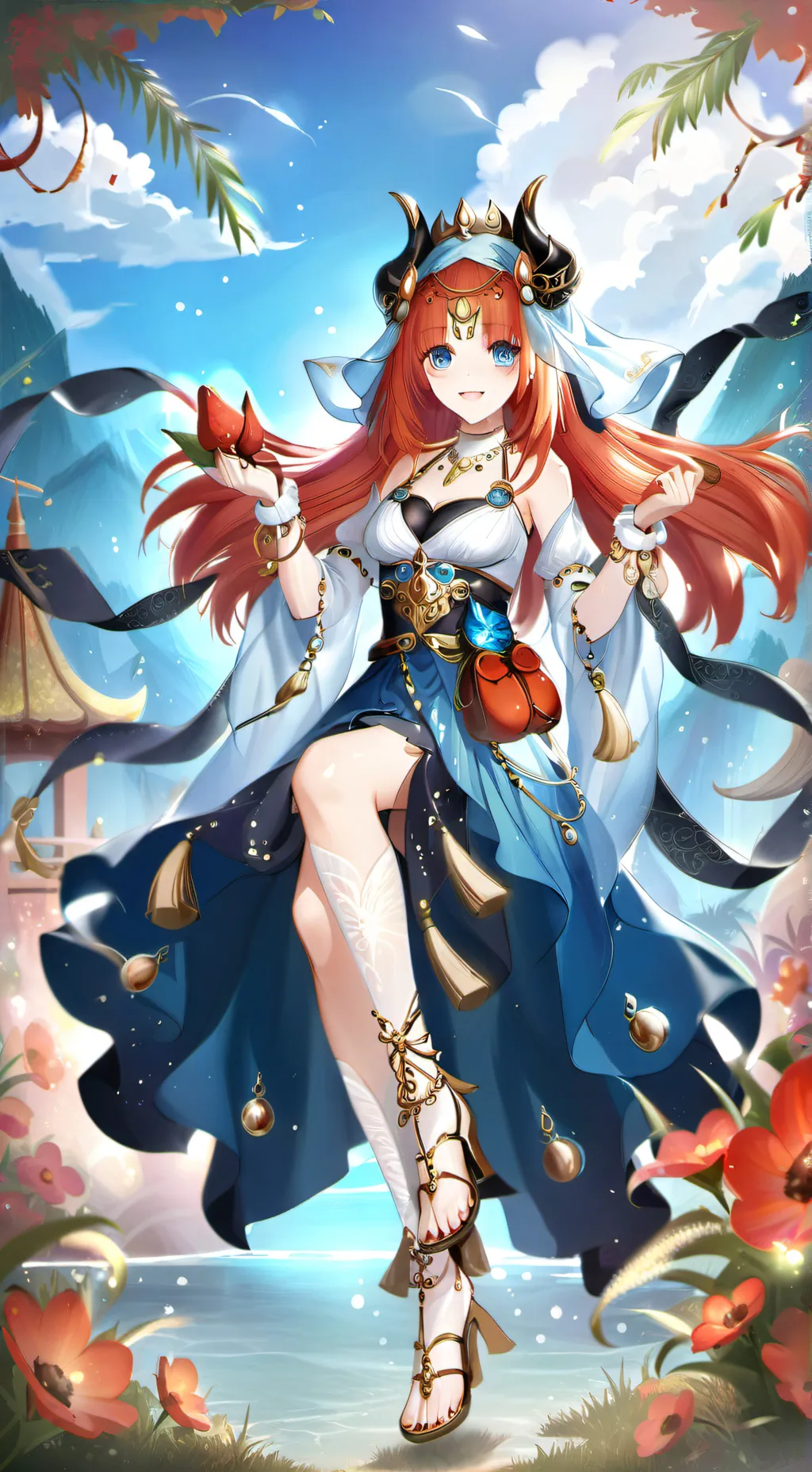 ai character: Nilou background