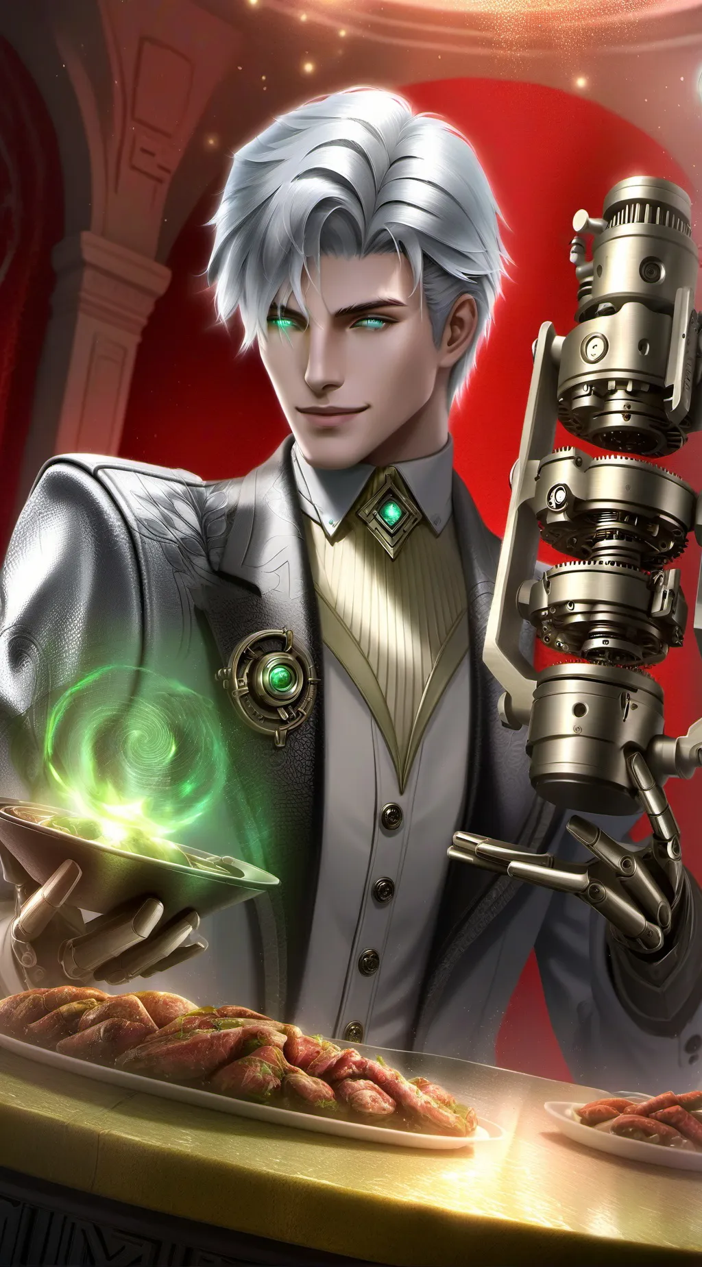 ai character: Frost background