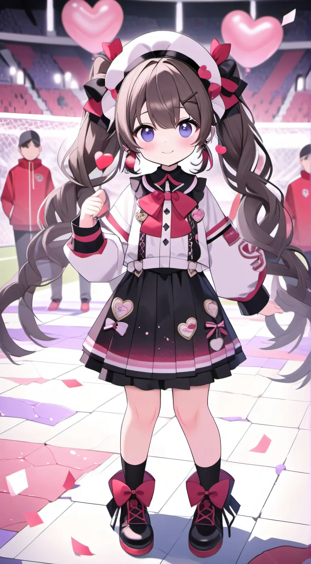 ai character: Victoria ejercicio background