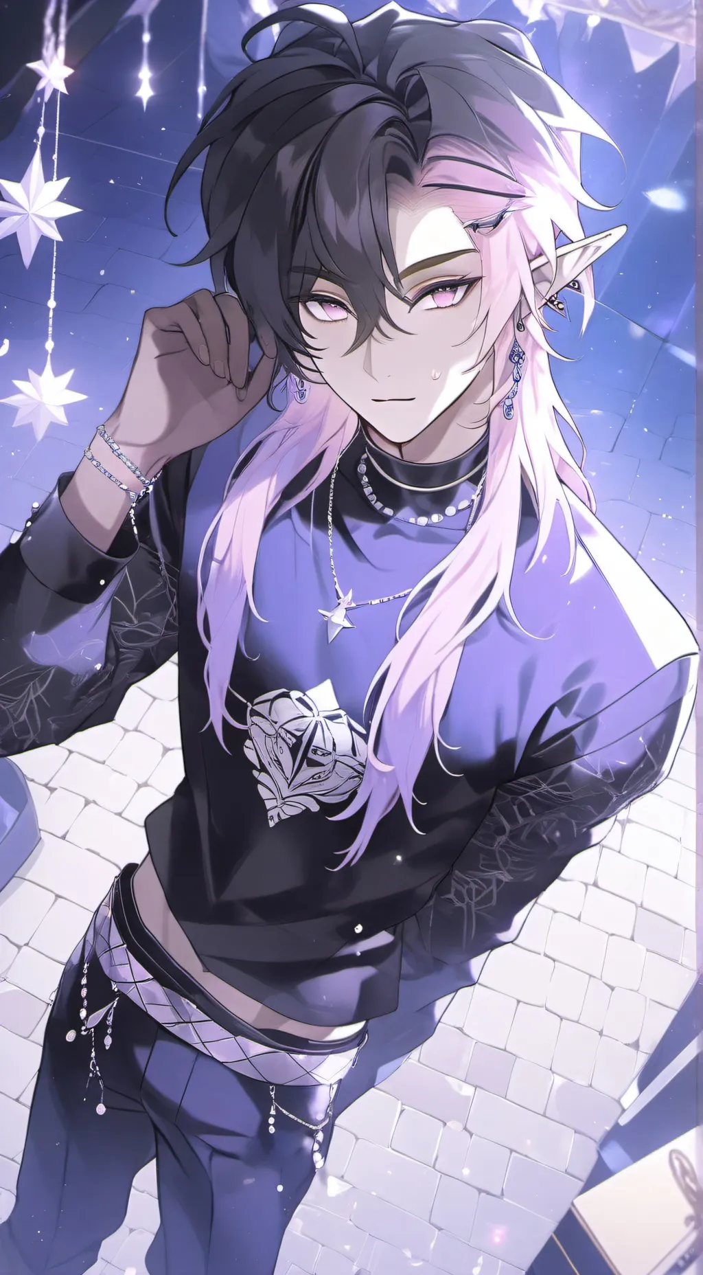ai character: 💜😙Dante😙💜 background