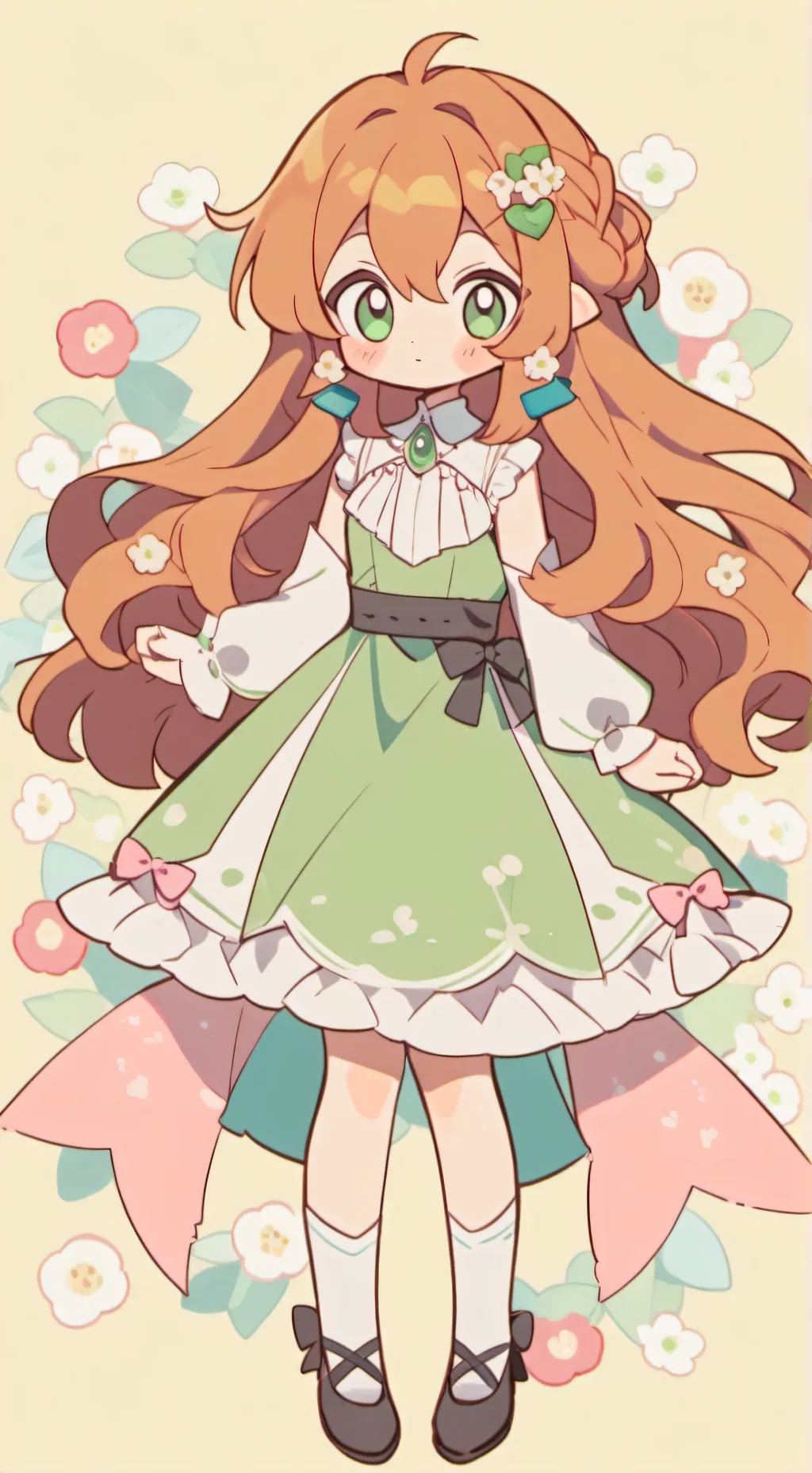 ai character: Elizabeth afron  background