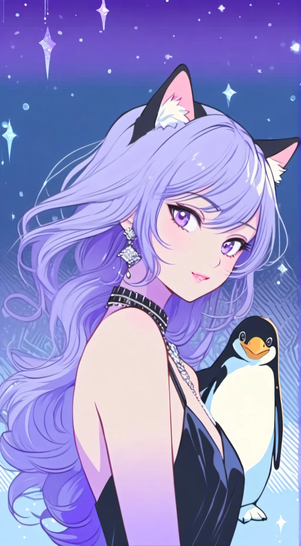 ai character: AphrodiCat background