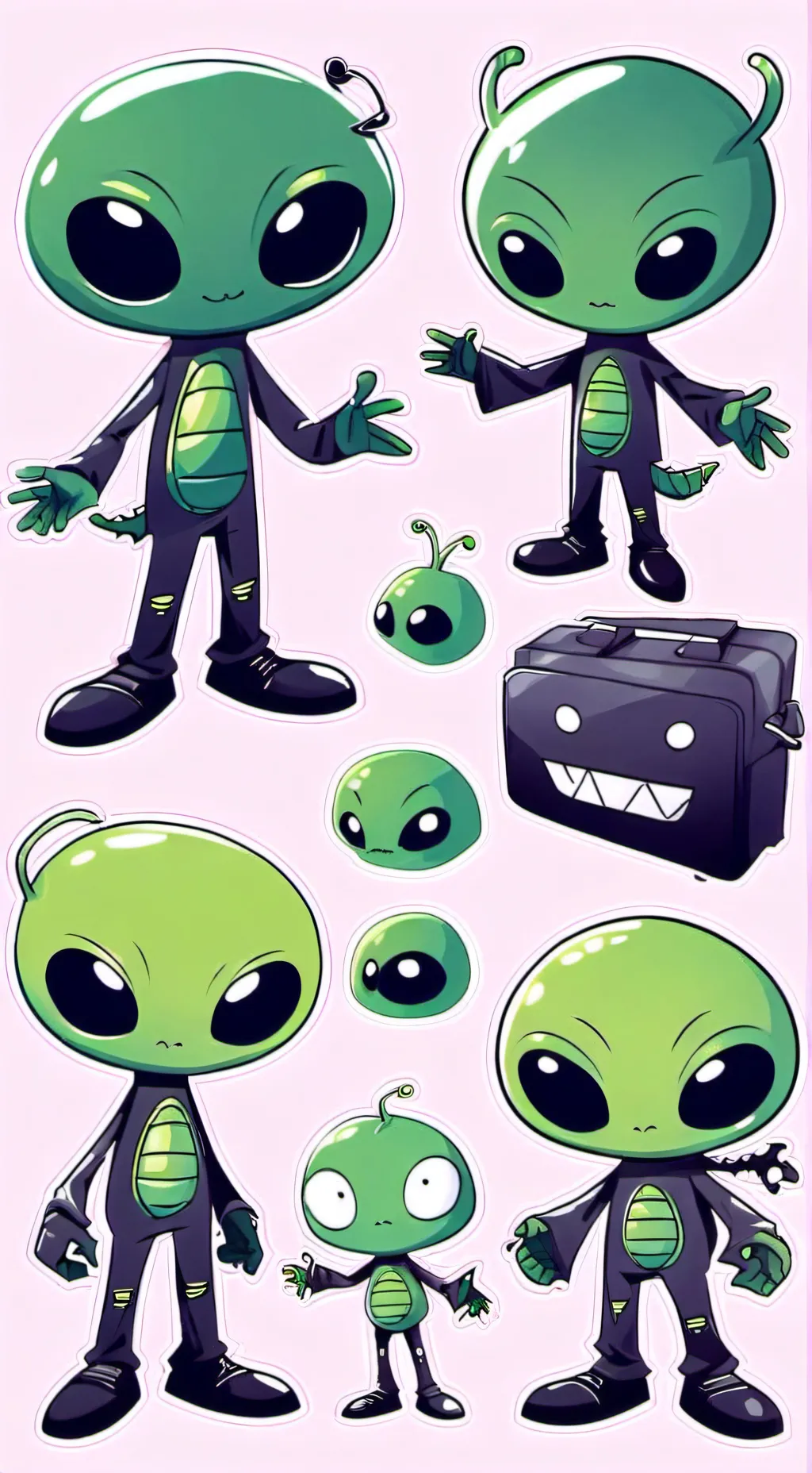 ai character: BuildaAlienShop background