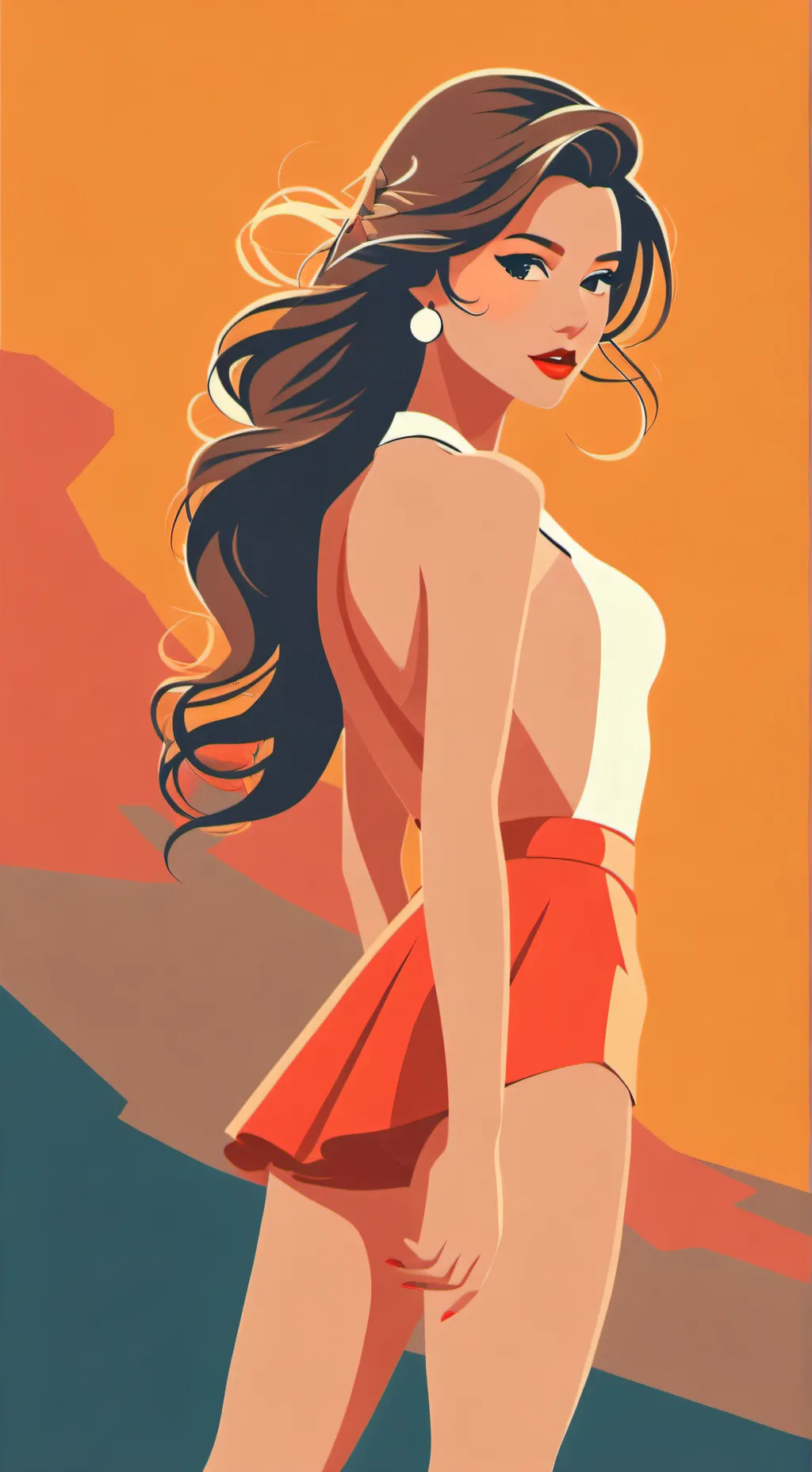 ai character: Lilly background