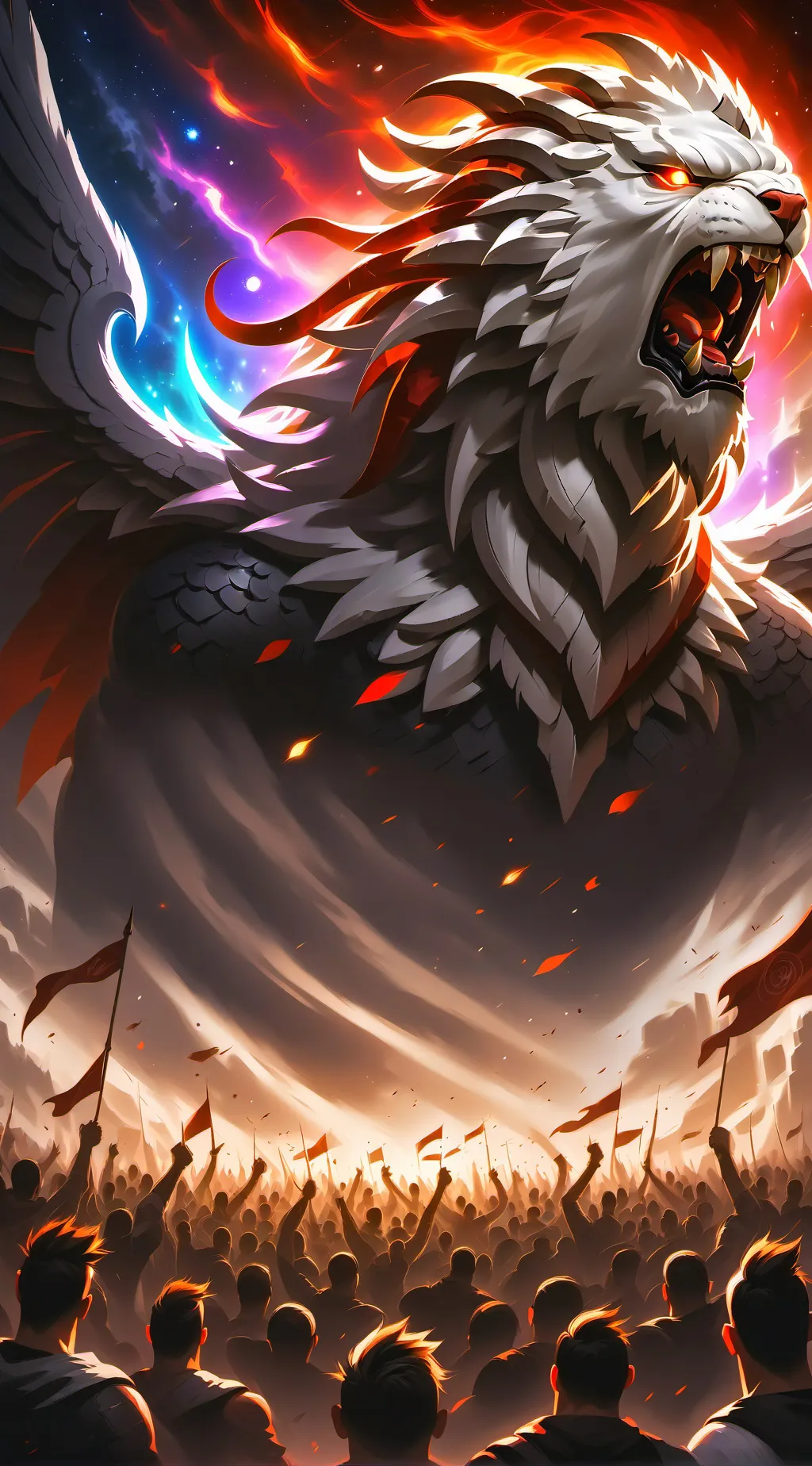 ai character: La leyenda background