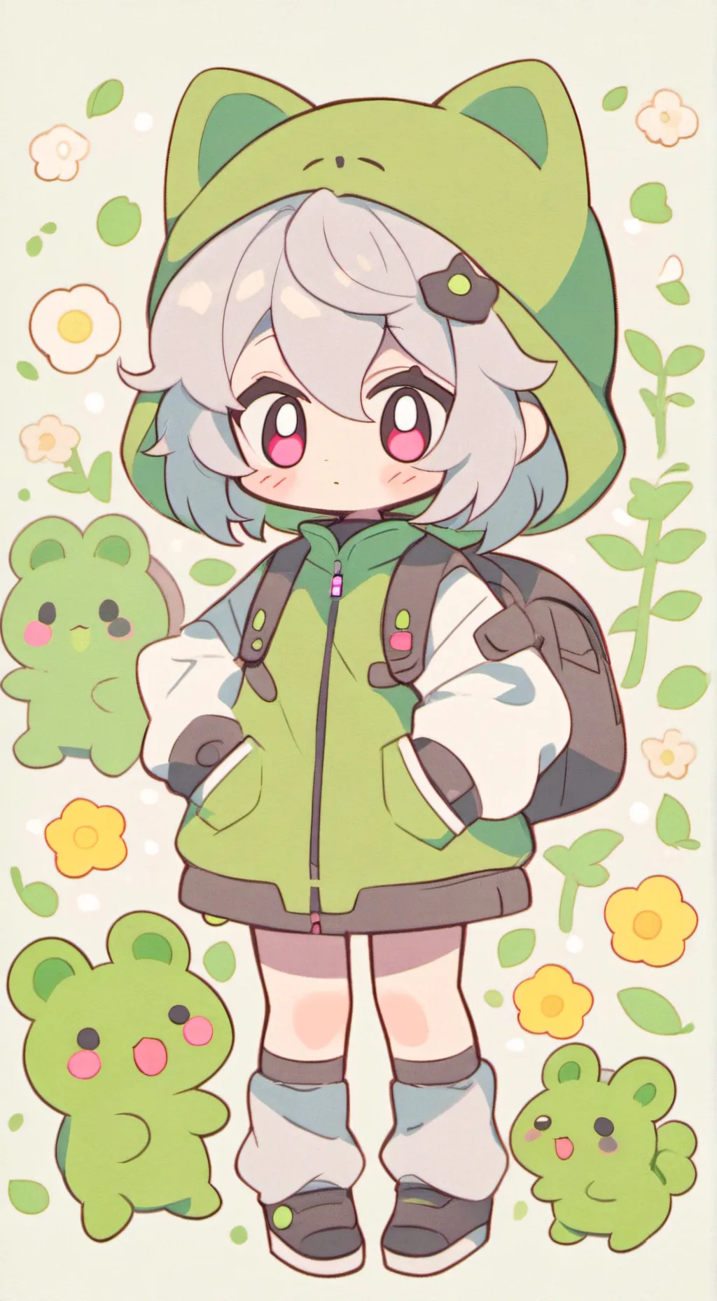 ai character: nuevo estudiante♥️ background