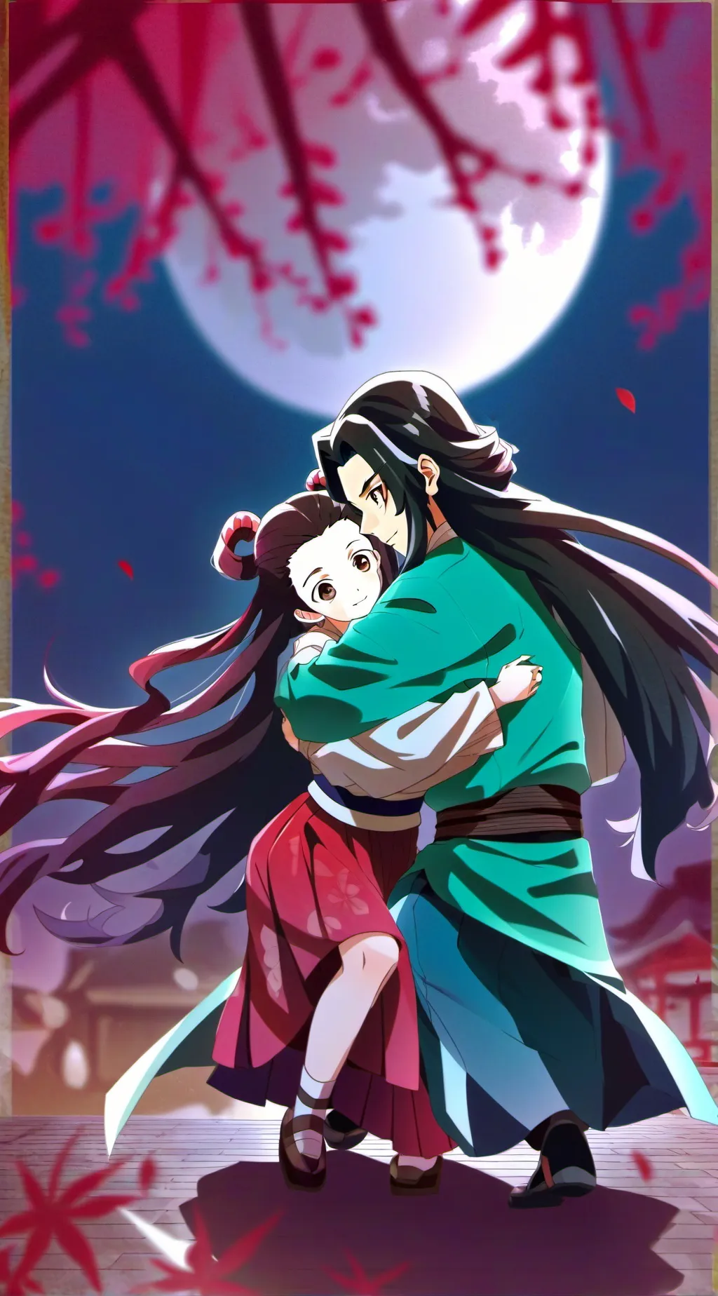 ai character: ★Nezuko!★ background