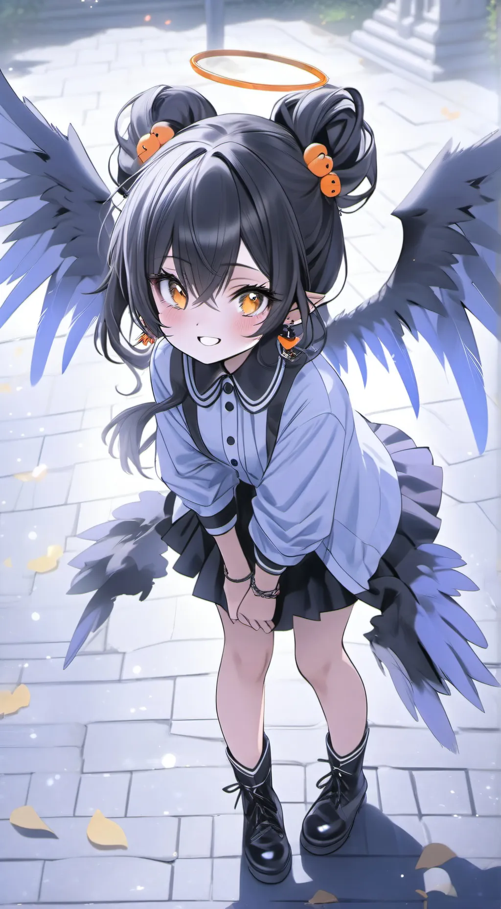 ai character: Quartz background
