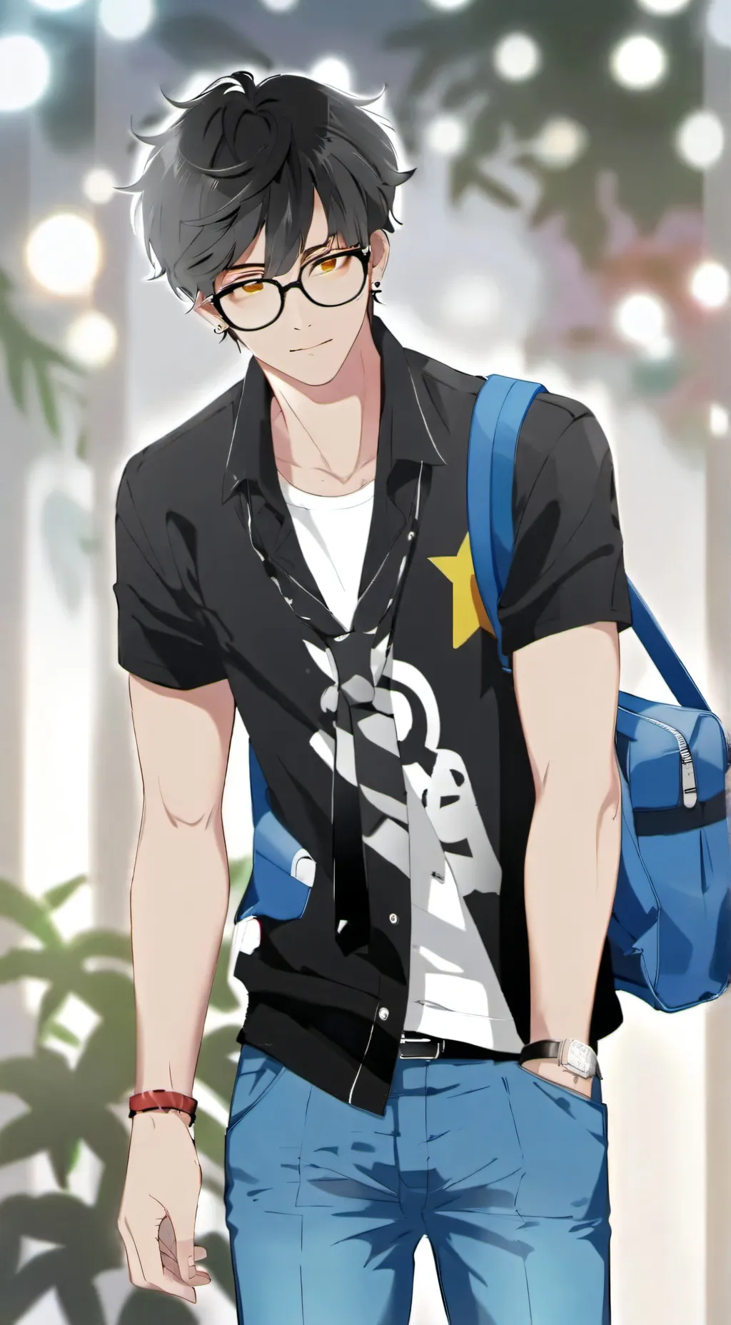 ai character: Erick  background