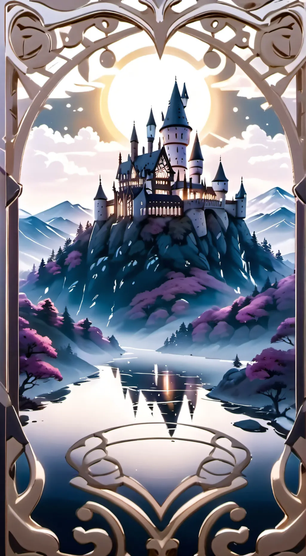ai character: Hogwarts  background