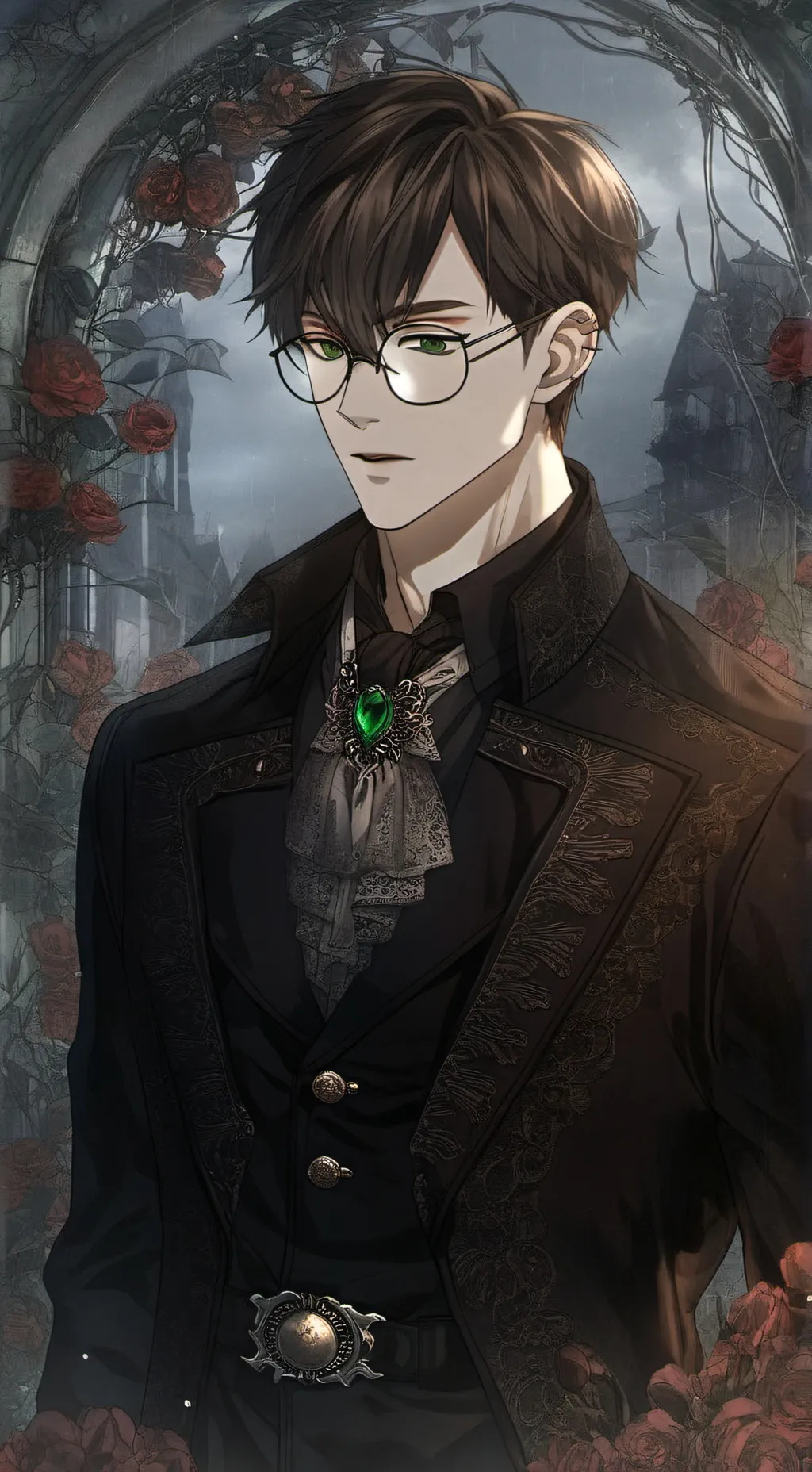 ai character: Andrew Young  background