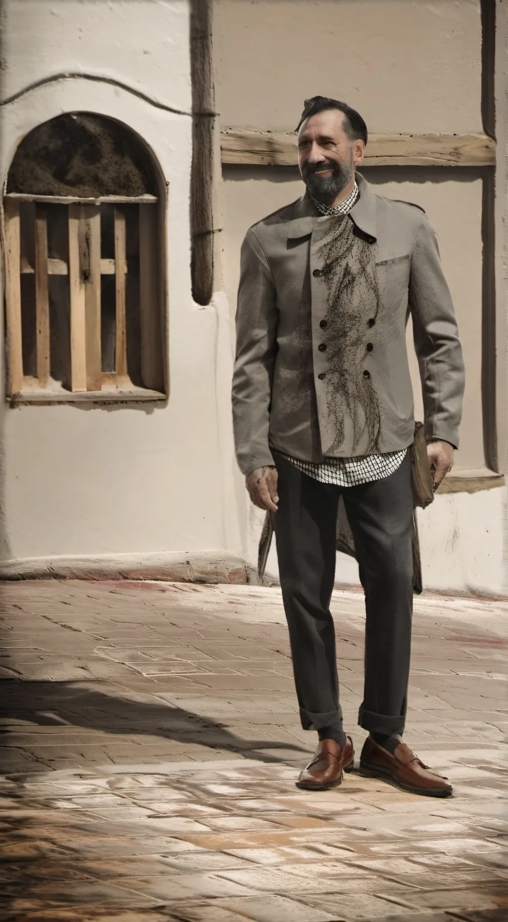 ai character: Adolfo  background