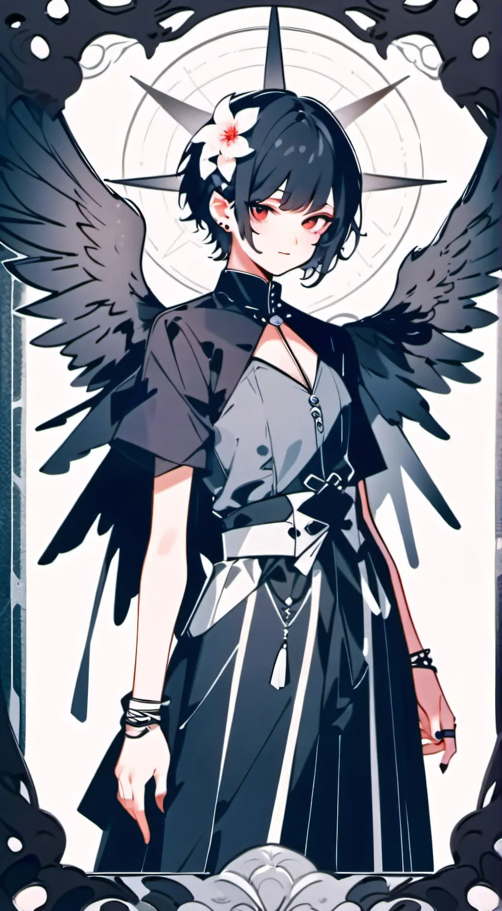 ai character: Raven Satan background