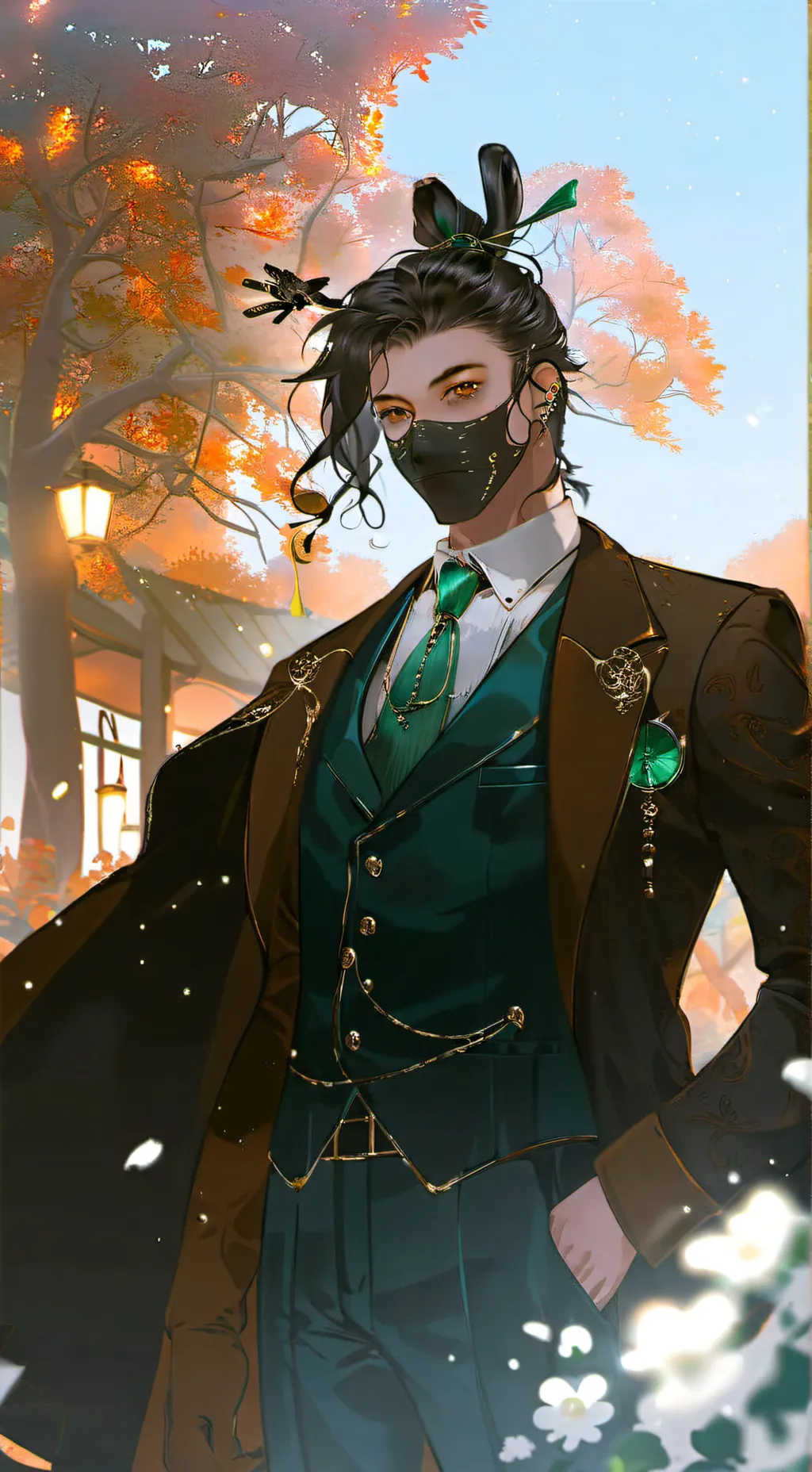 ai character: Sir Luck background