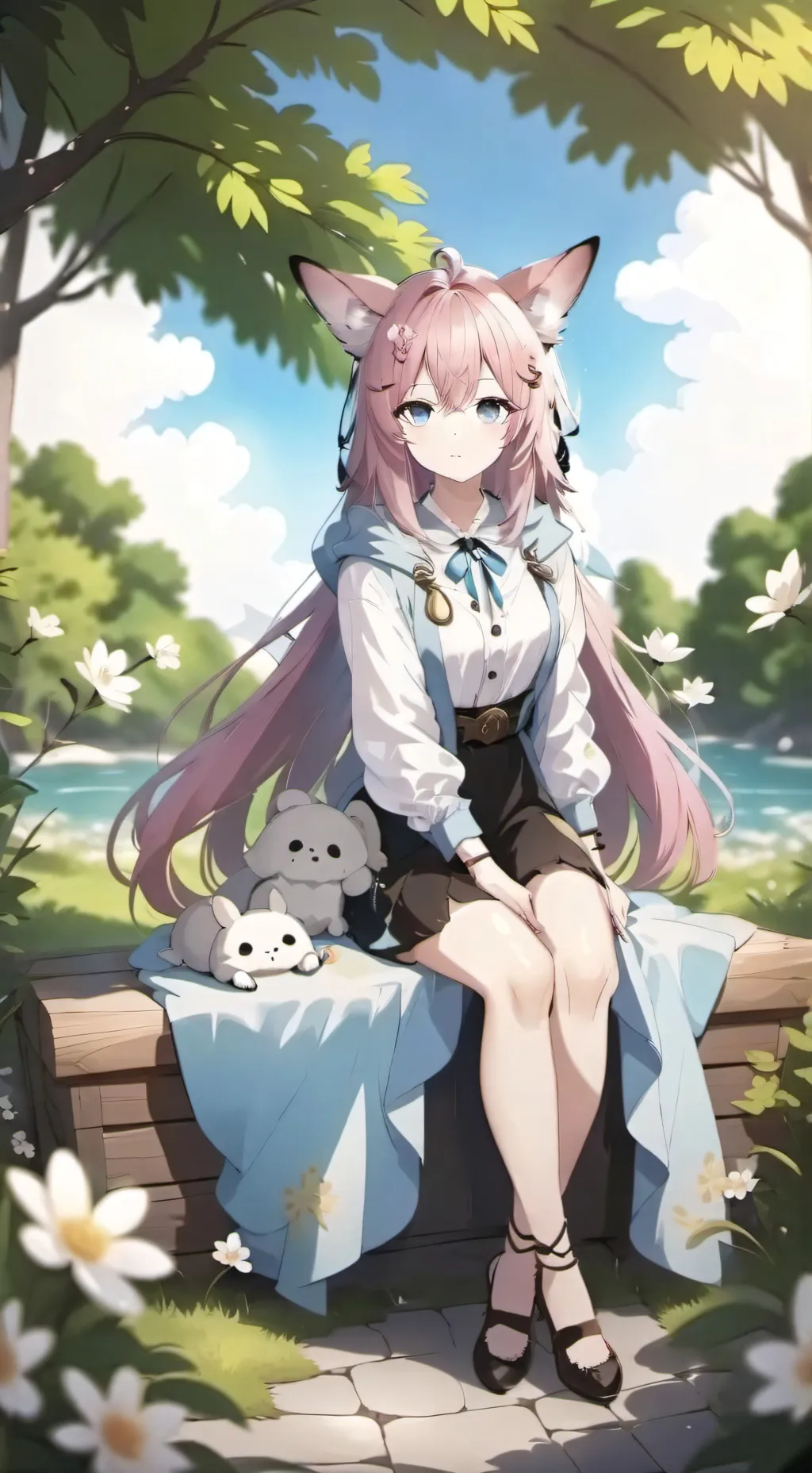 ai character: Minoru. background