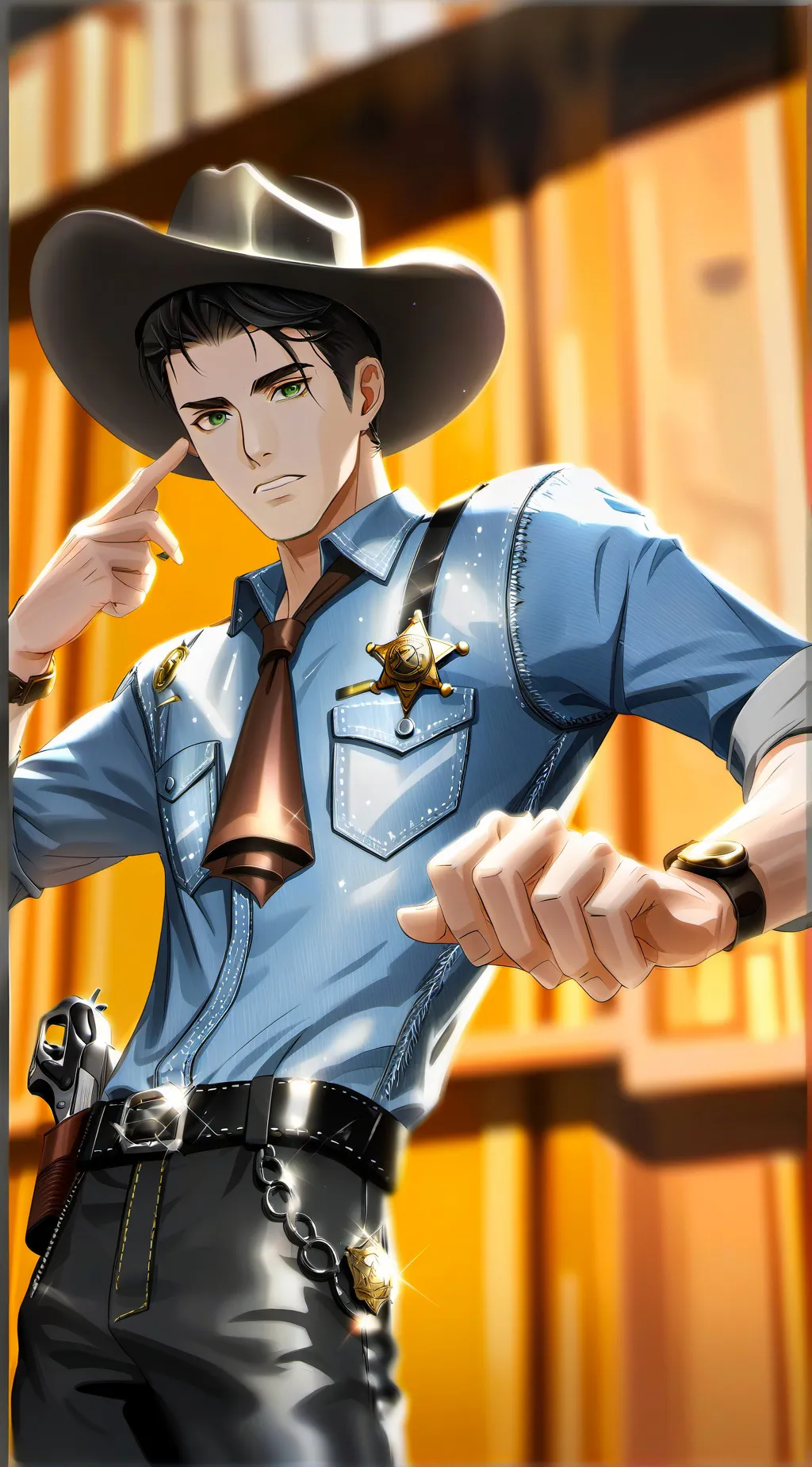 ai character: Tunner super SUS background