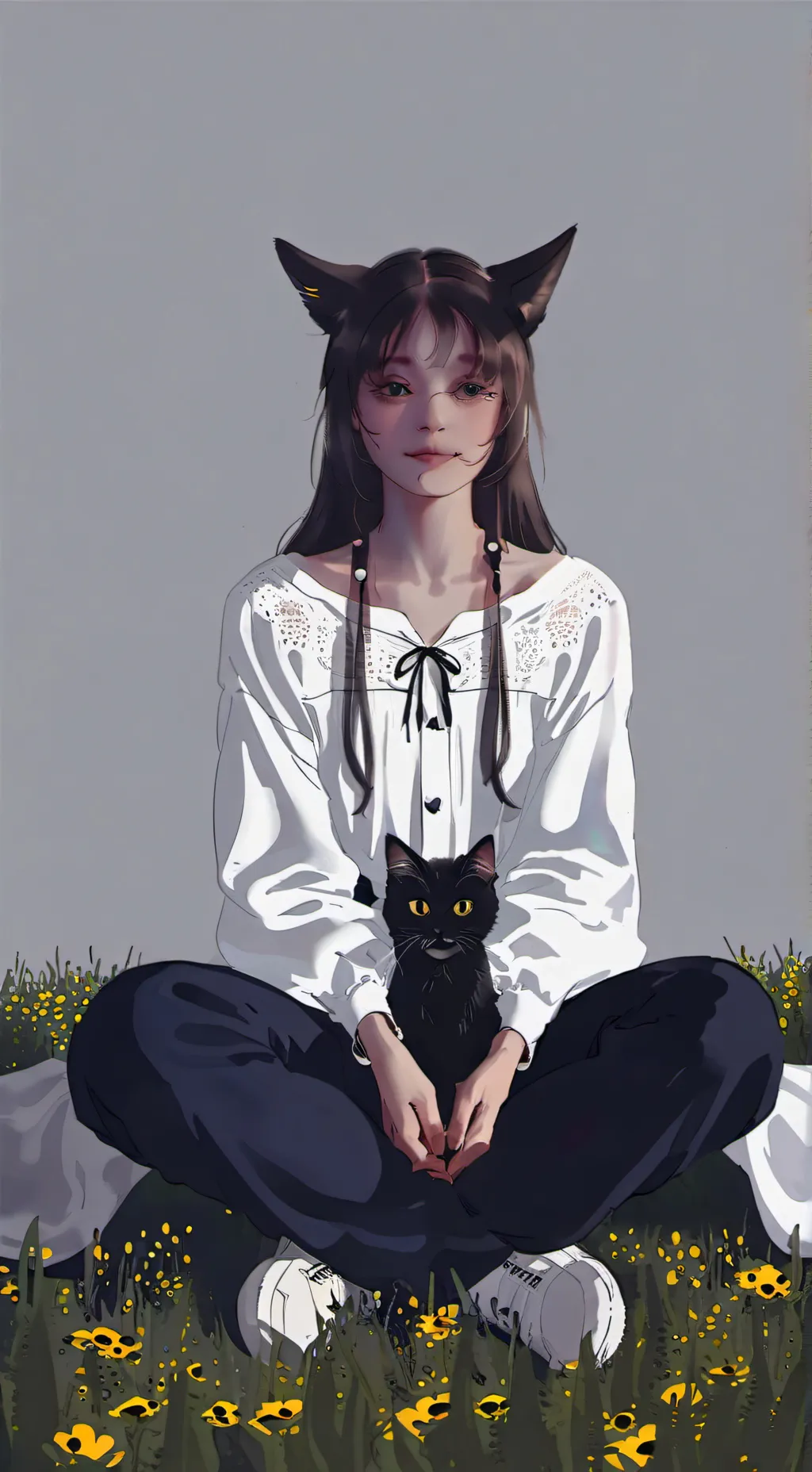ai character: 𝒦𝒾𝓉𝓉𝓎 𝒞𝒶𝓉 background