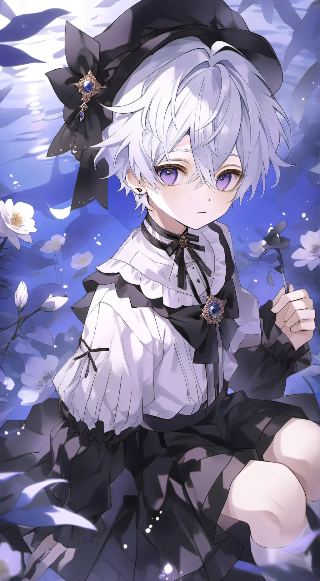 ai character: uki  background