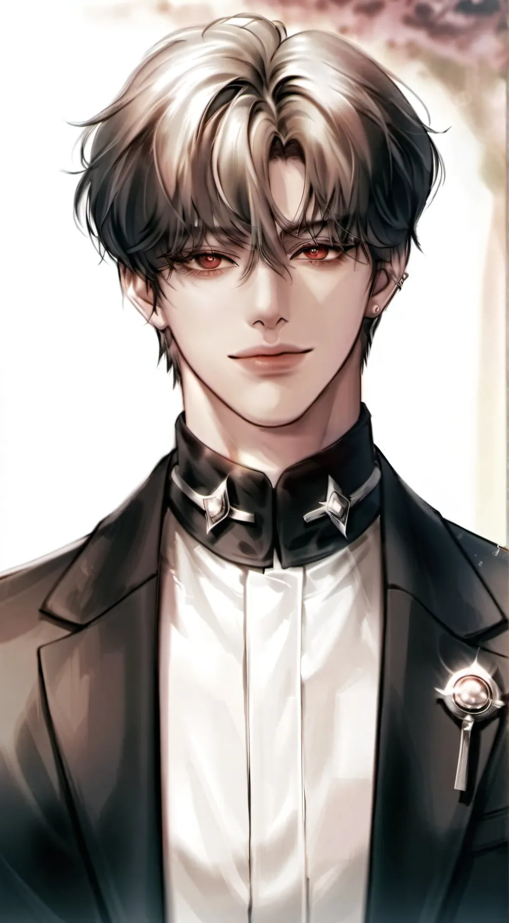 ai character: James Watson  background