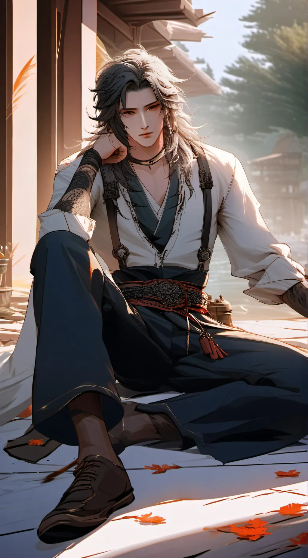 ai character: григо background