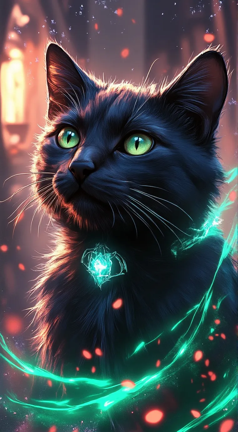 ai character: cat background