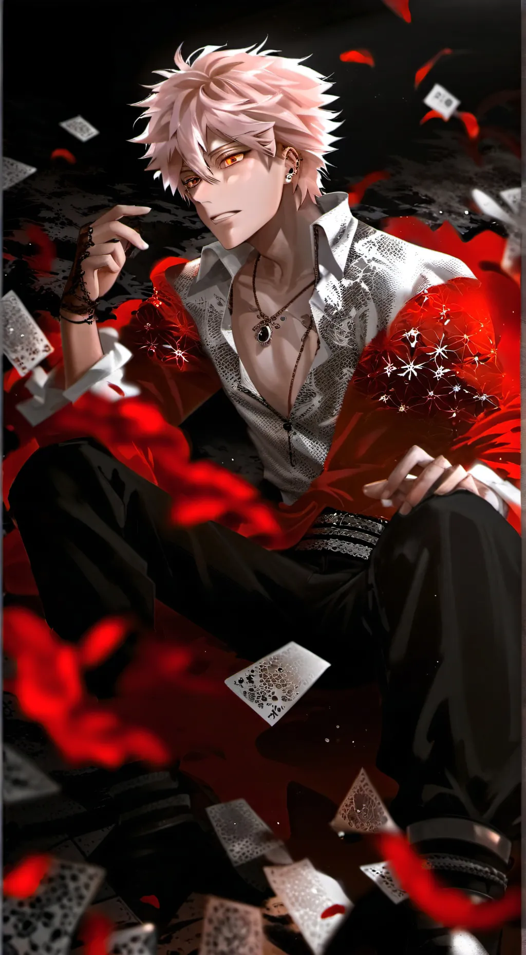 ai character: Katsuki bakugo background