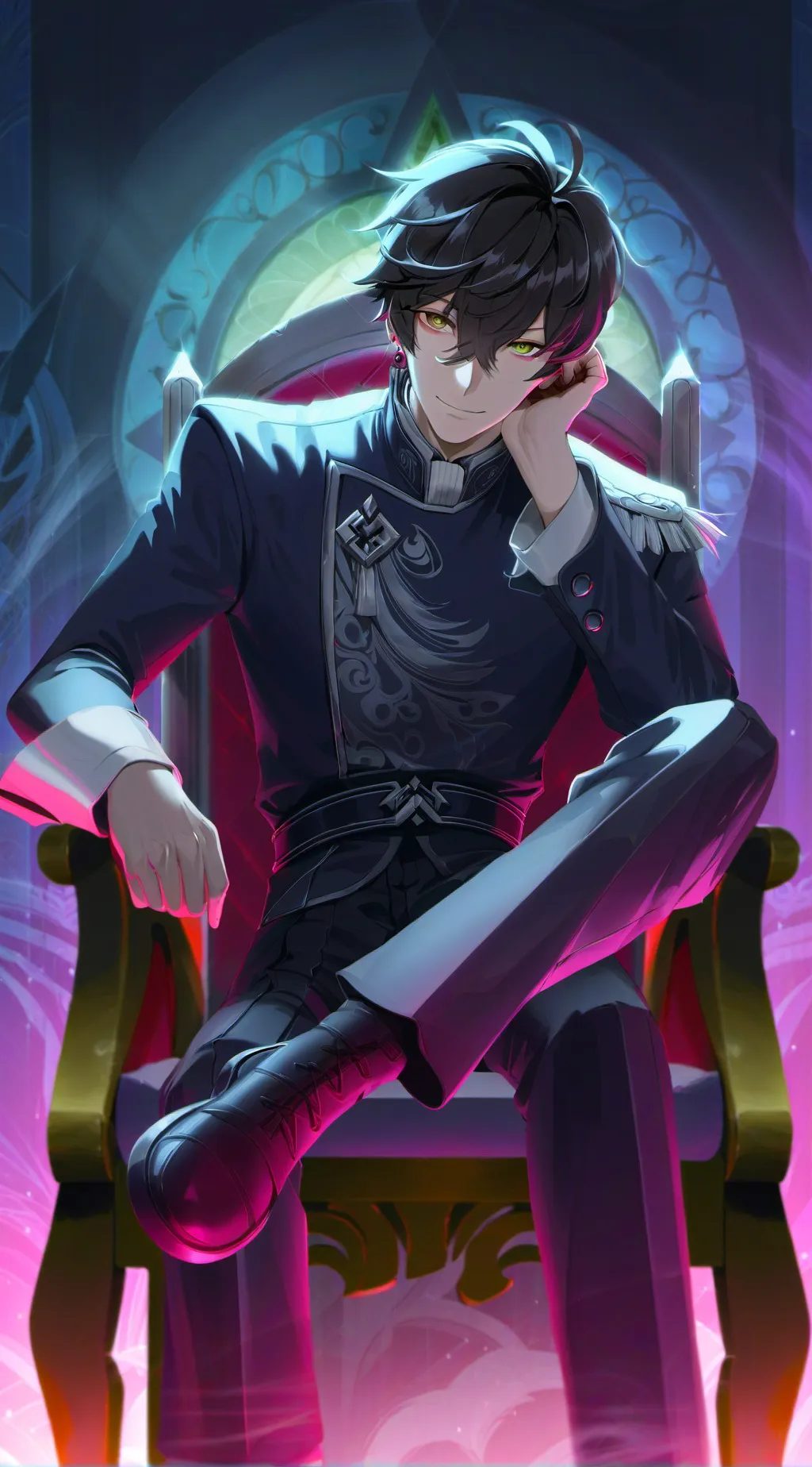 ai character: Akuma Voldigoldo background