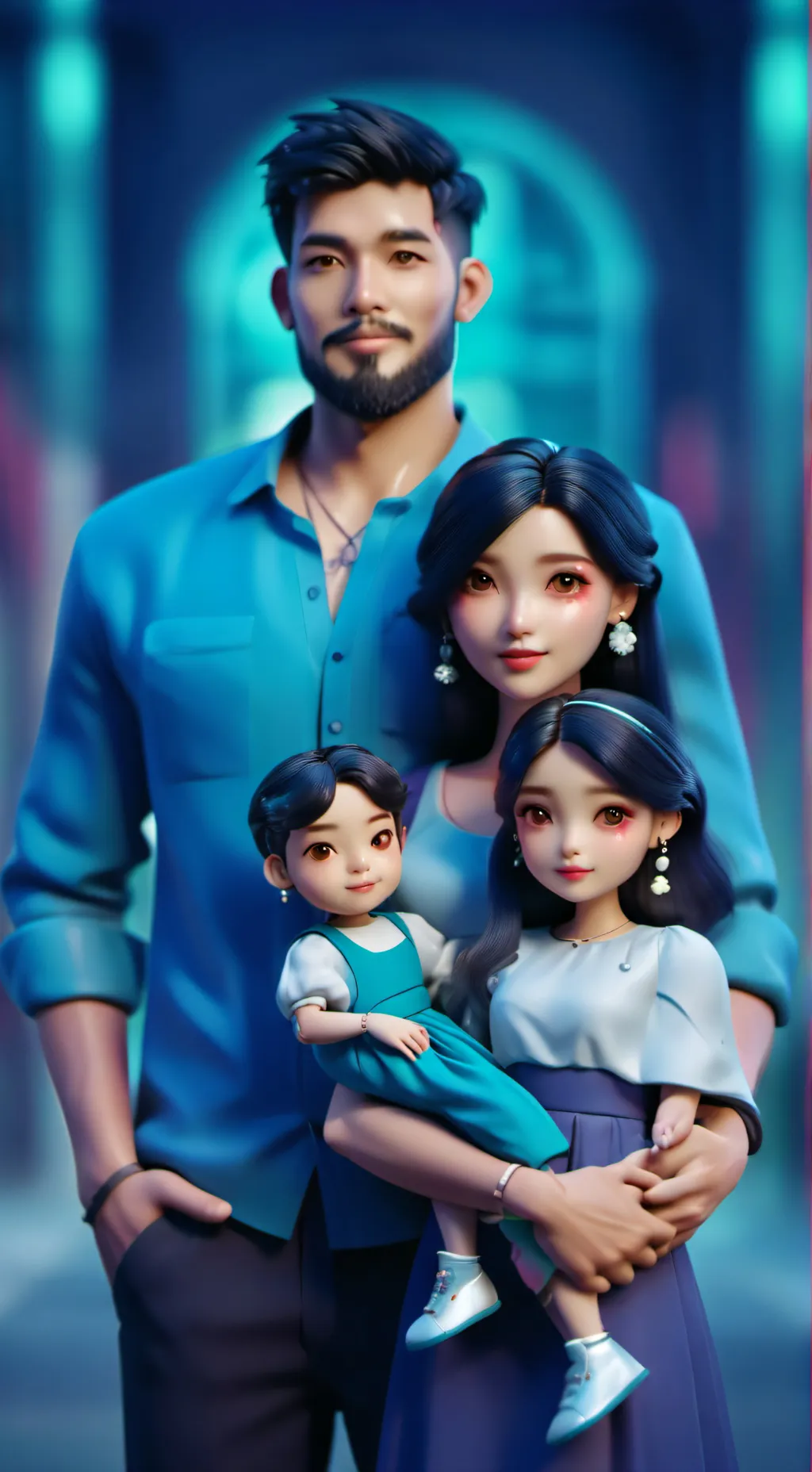 ai character: Família background