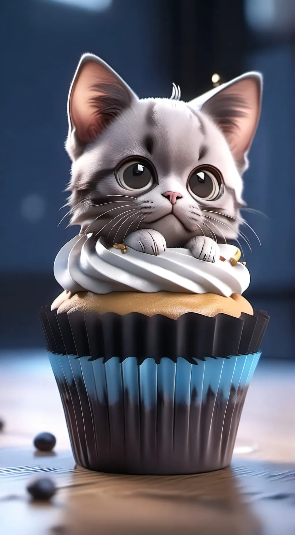 ai character: Cakey background