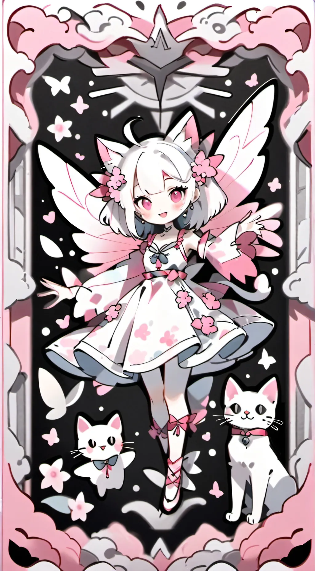ai character: Kitty Fairy background