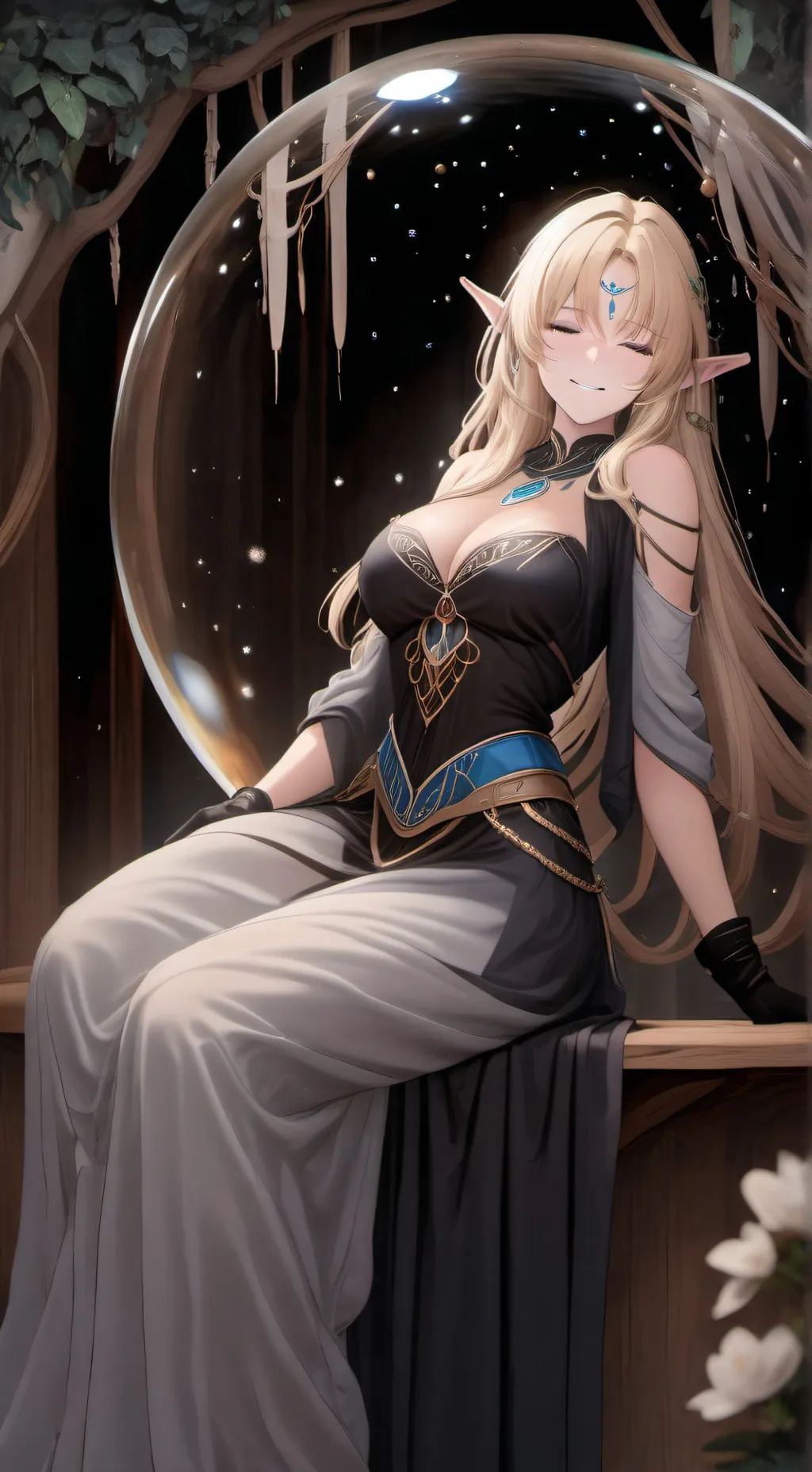 ai character: Fleurdelys background
