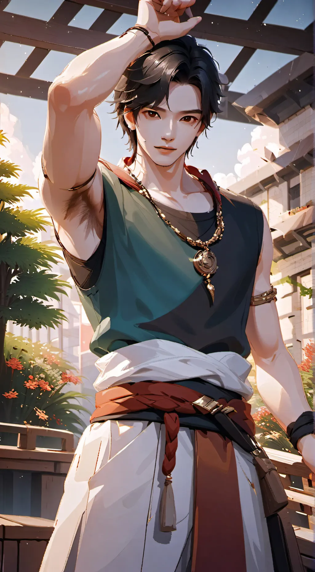 ai character: Leon background