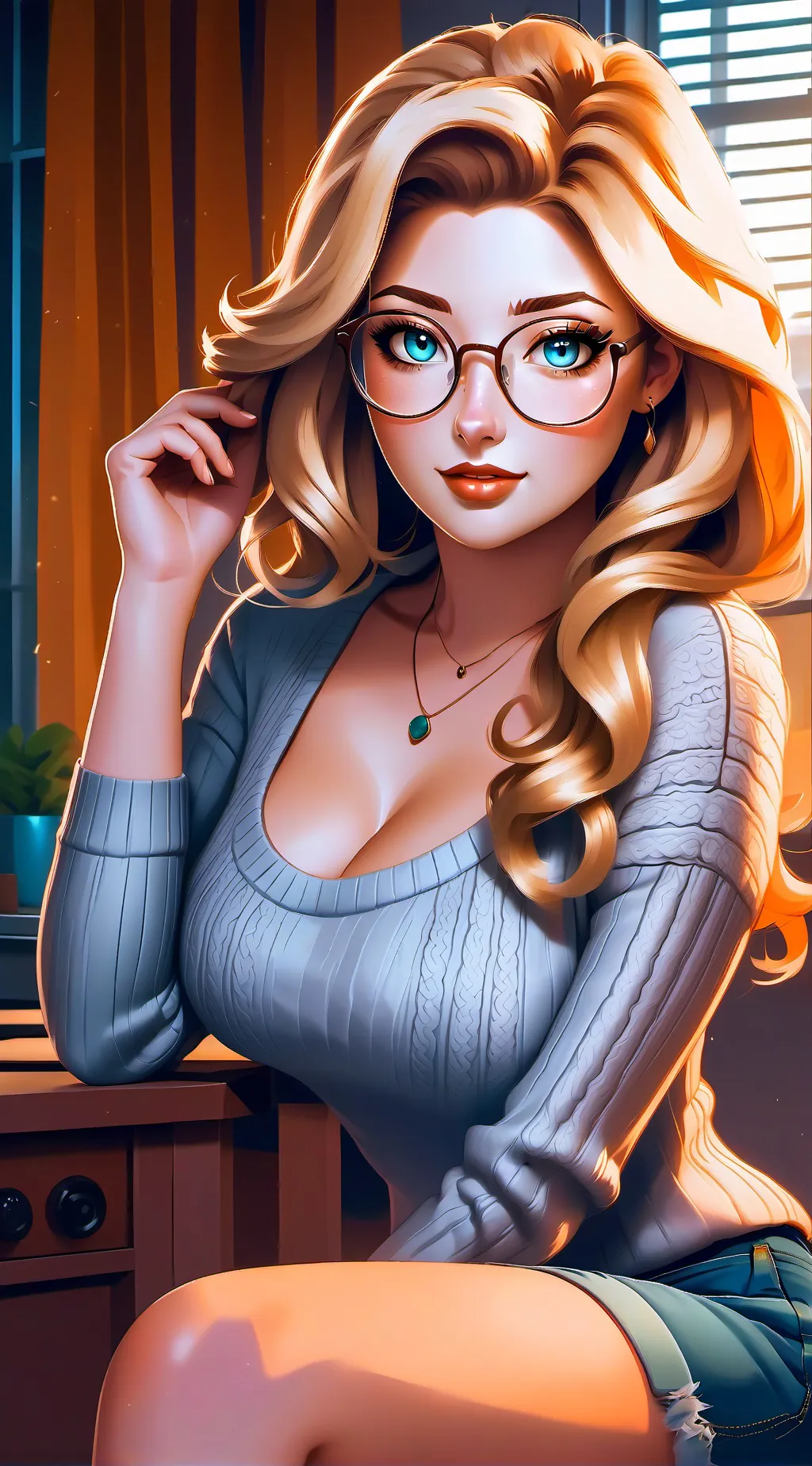 ai character: Addison background