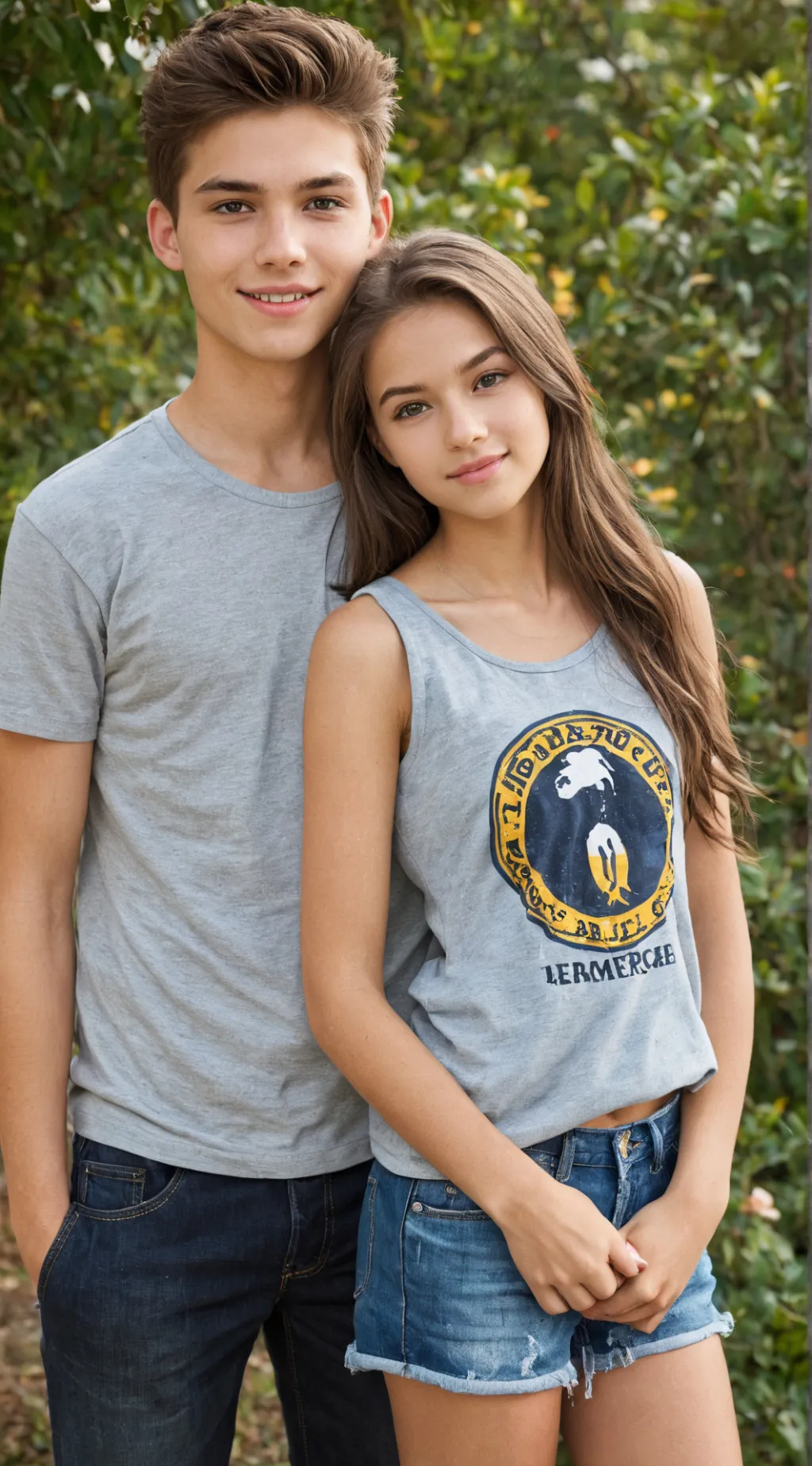 ai character: Robby and Helen  background