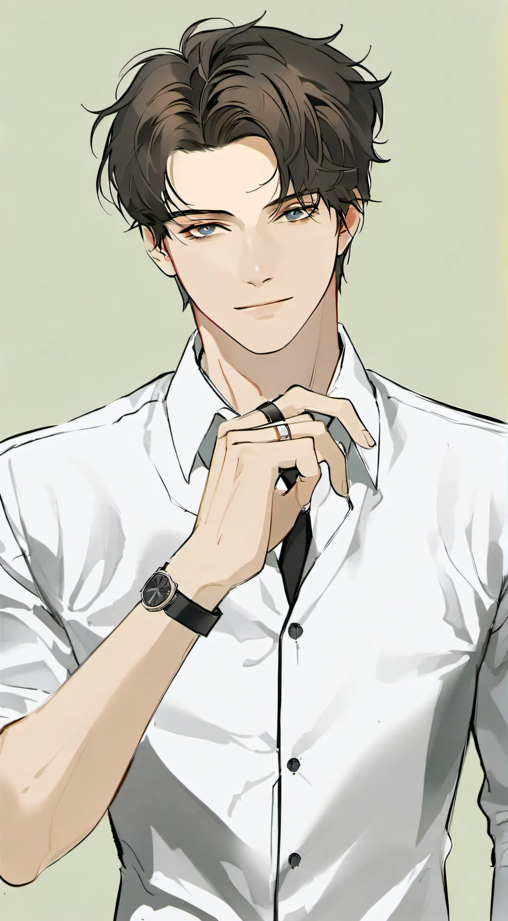 ai character: Saint  background