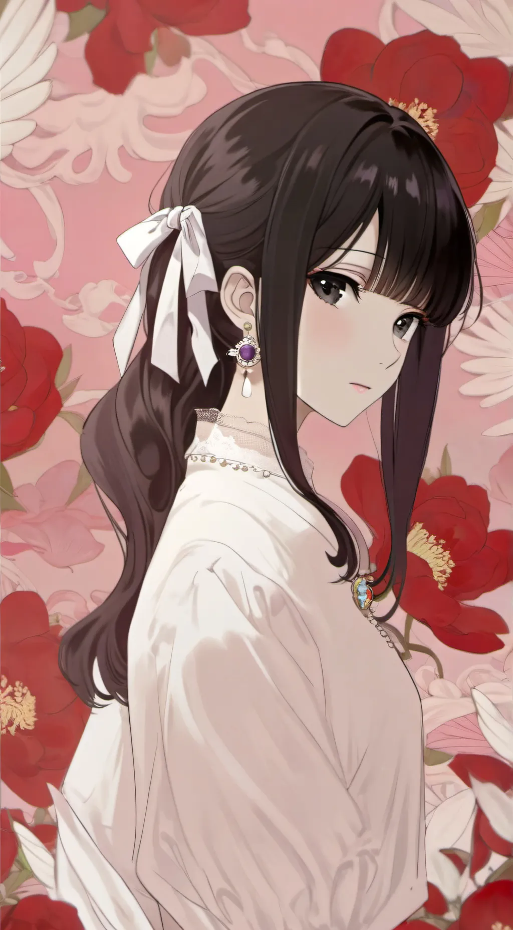 ai character: lovely background