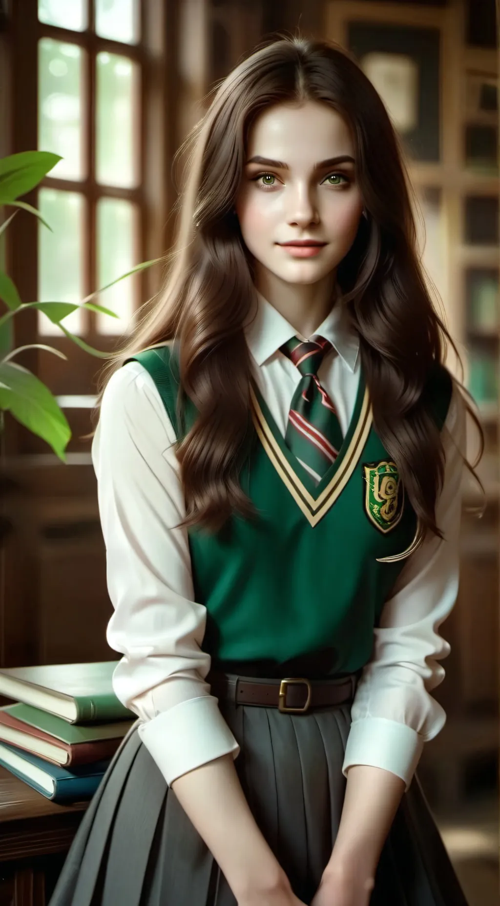 ai character: enchanted Choices background