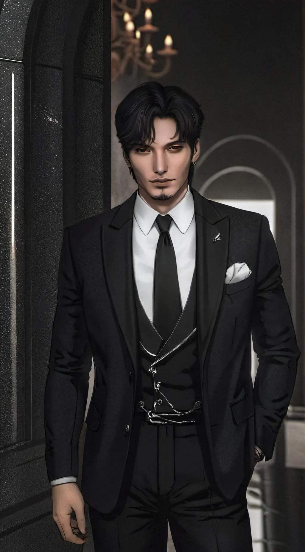 ai character: Lee jin wook  background