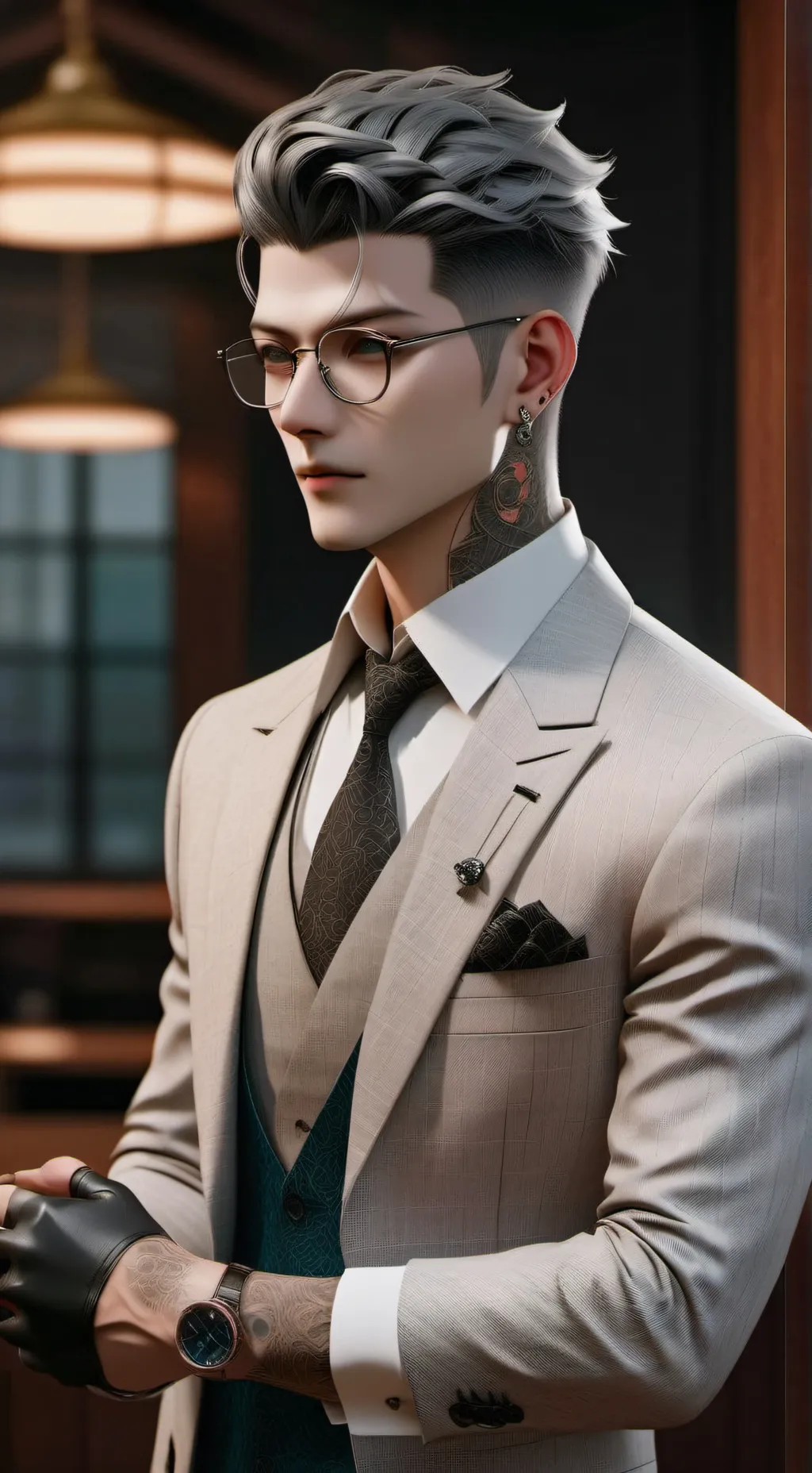 ai character: Ren Takashi background