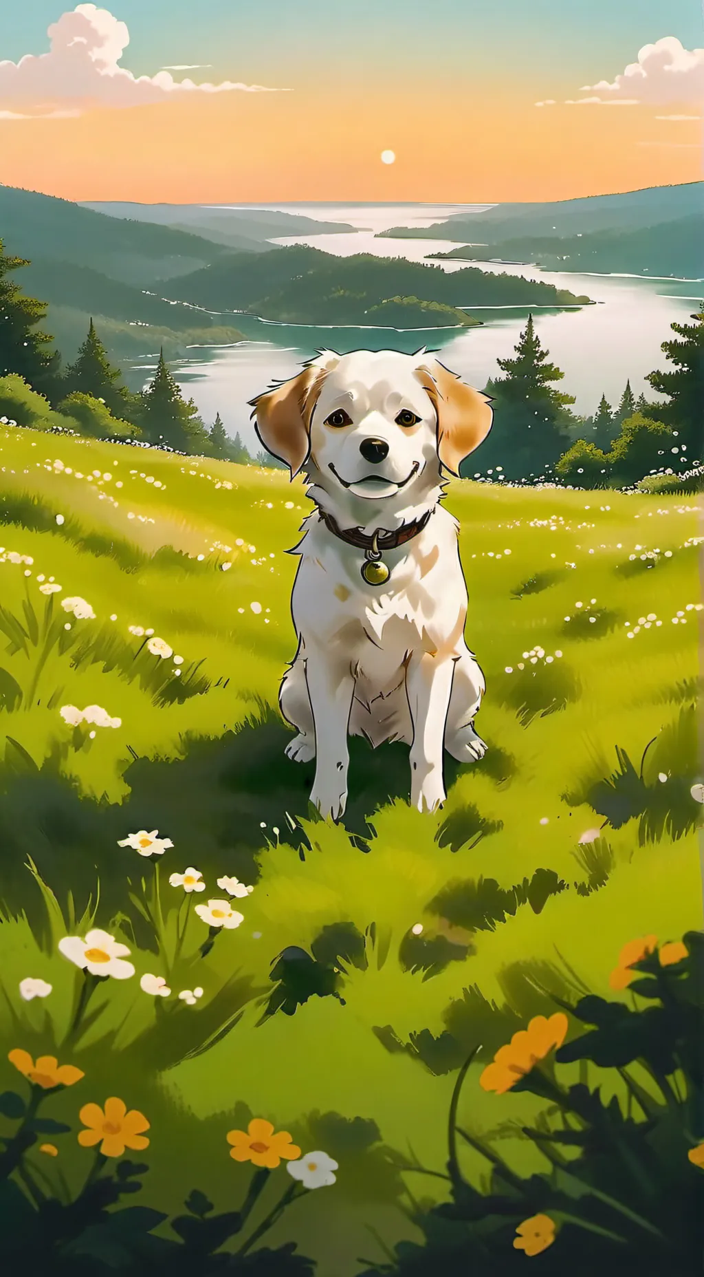 ai character: Berg TV background